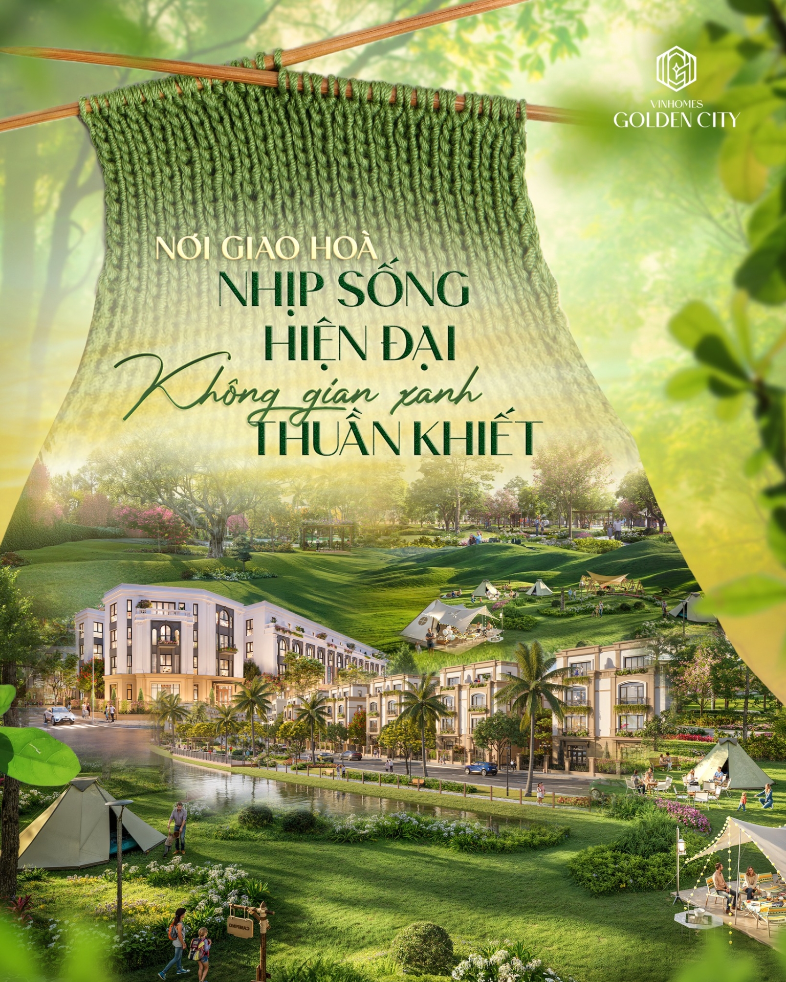 Vinhomes Golden City - Nơi giao hòa nhịp sống hiện đại và không gian xanh thuần khiết