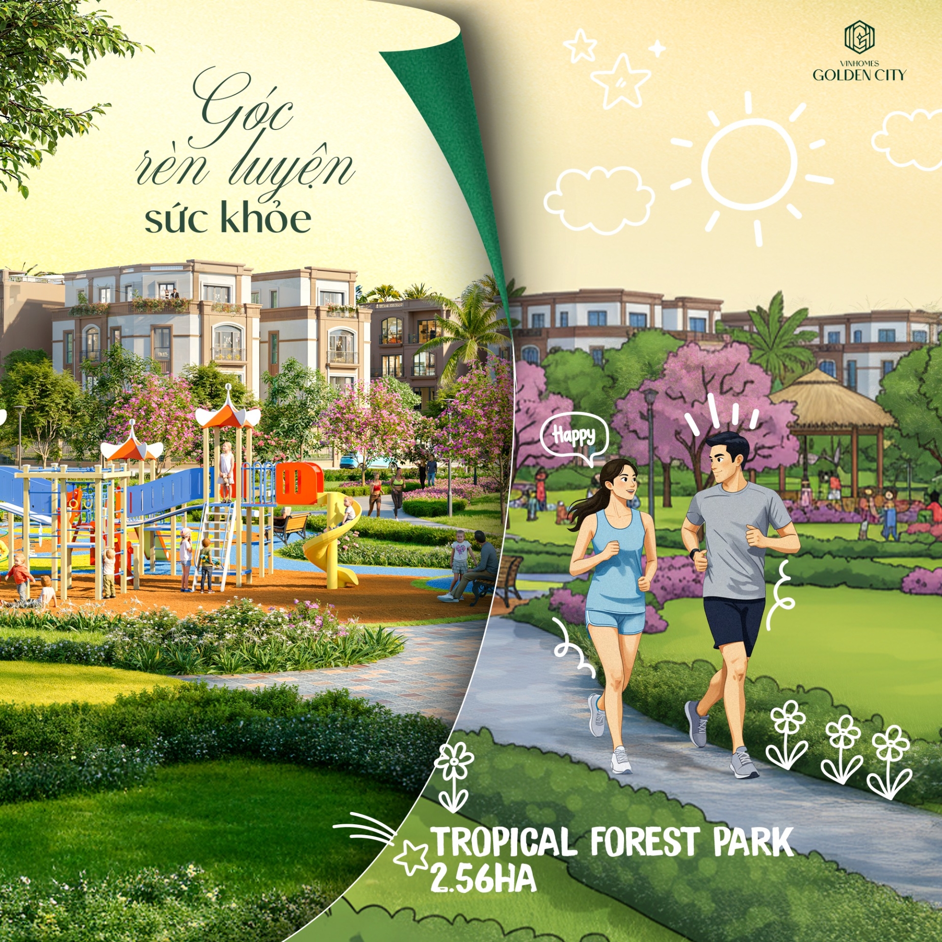 Bắt gặp những khoảnh khắc bình yên giữa lòng Vinhomes Golden City