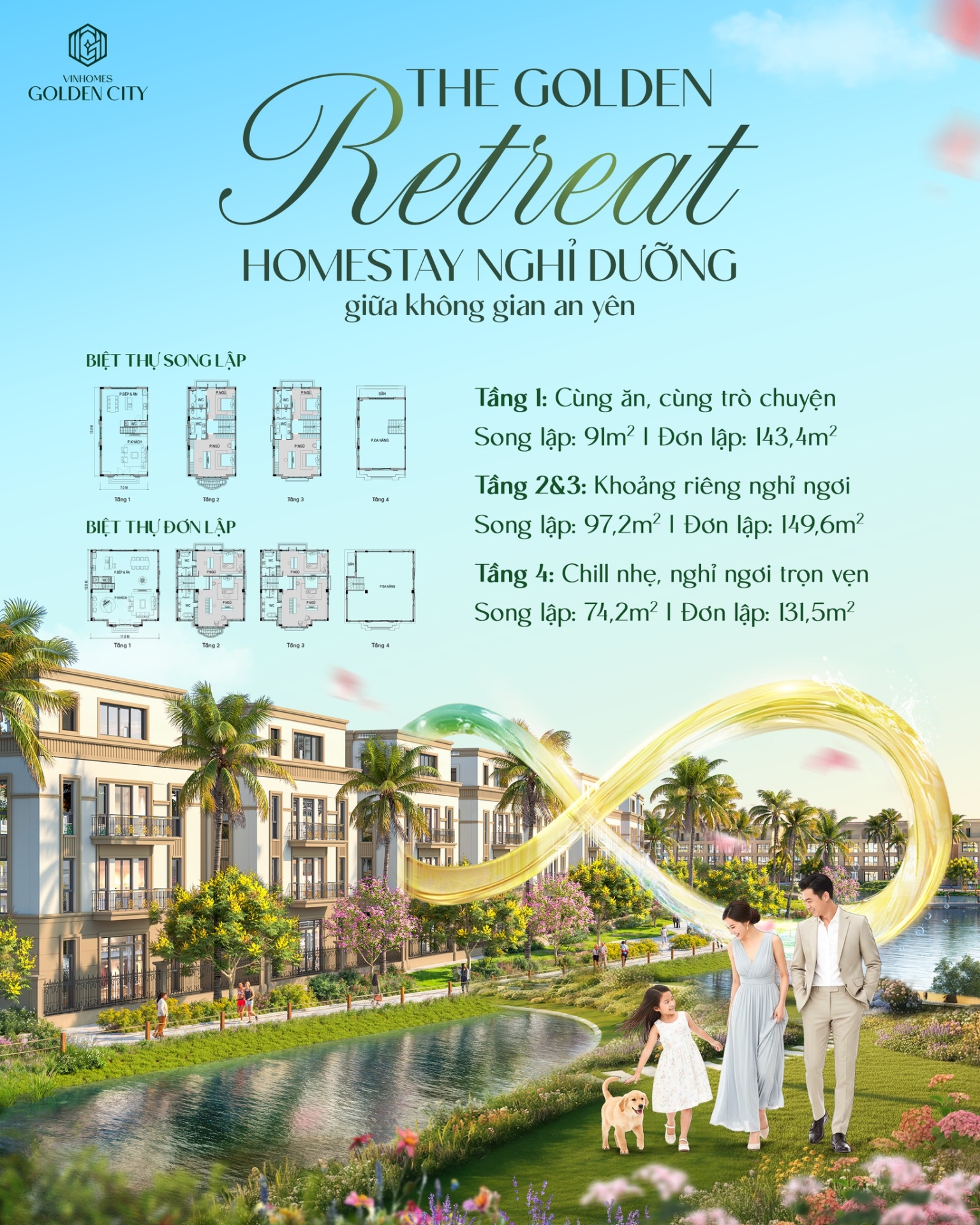 The Golden Retreat  - Homestay nghỉ dưỡng giữa không gian an yên