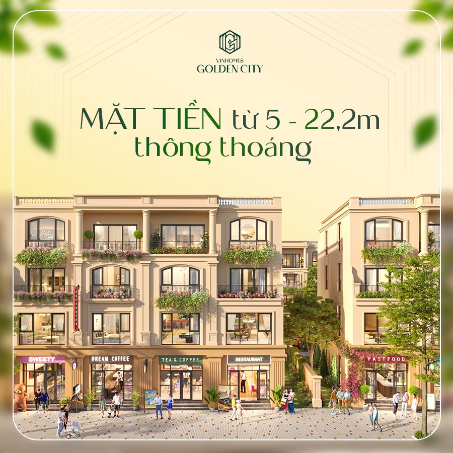 The Golden Signature: Mặt tiền rộng, vỉa hè thoáng, kinh doanh sinh lời vượt trội