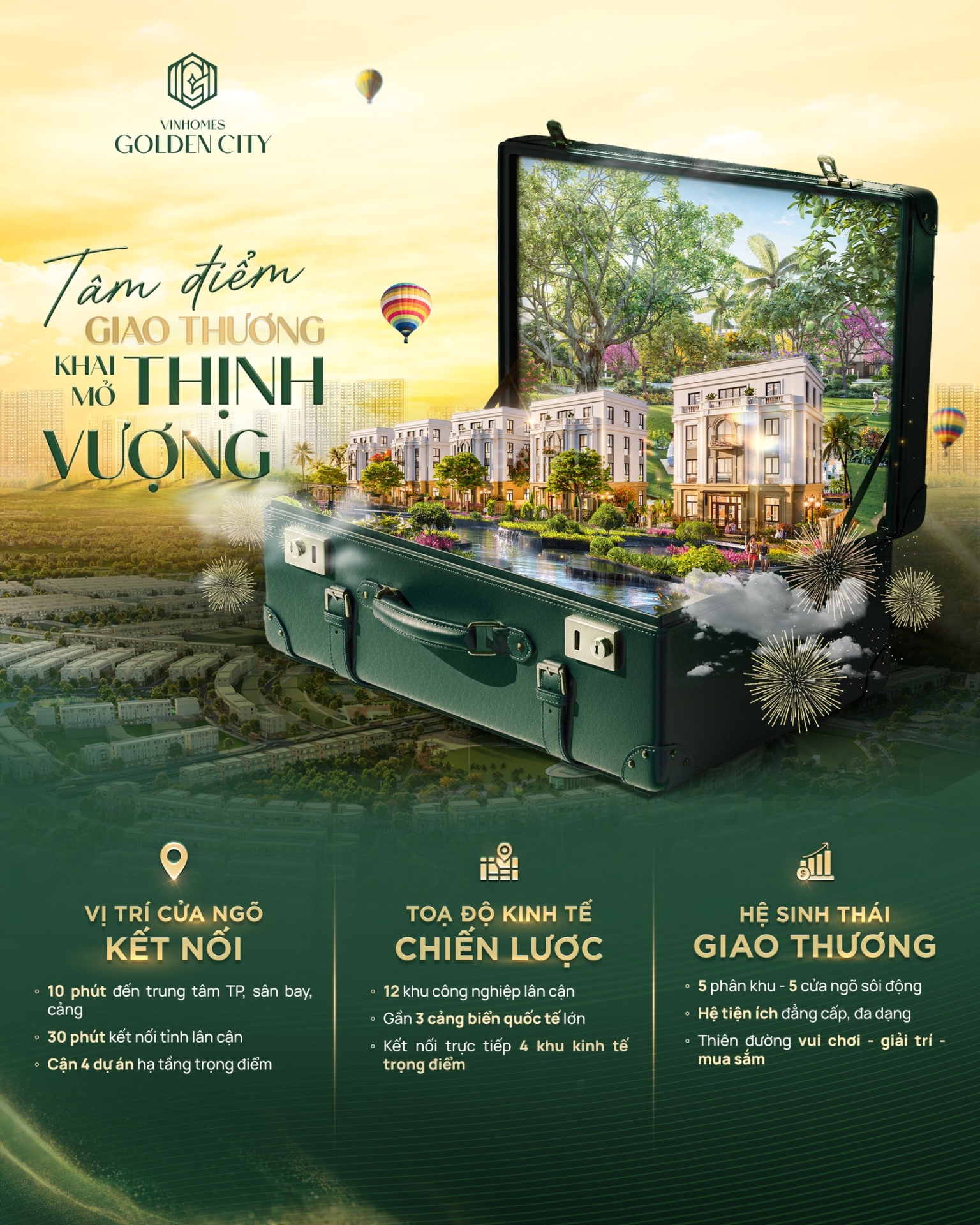 Vinhomes Golden City: Tâm điểm giao thương - Khai mở thịnh vượng