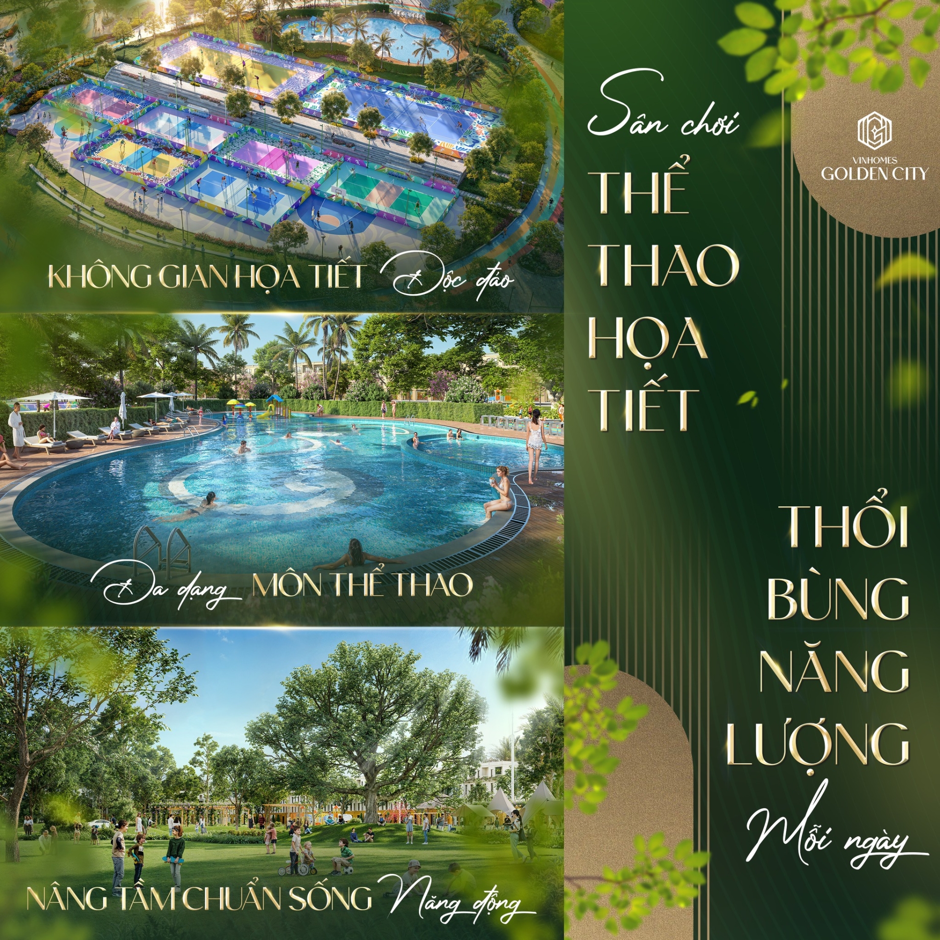 Sân chơi thể thao họa tiết - Khi thể thao trở thành điểm nhấn phong cách sống