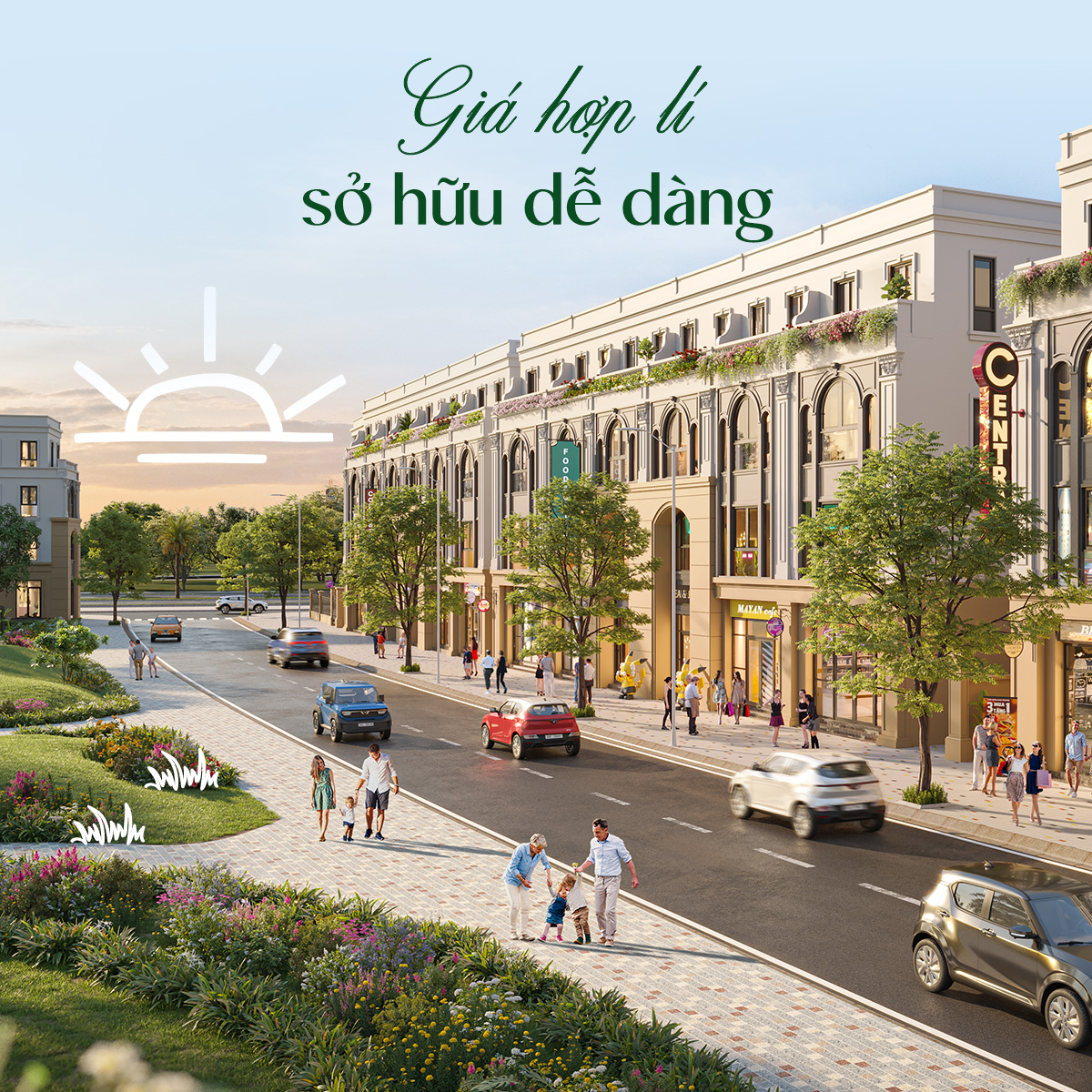 Khu Bình Minh - Giá vừa xinh, nhà vừa đẹp