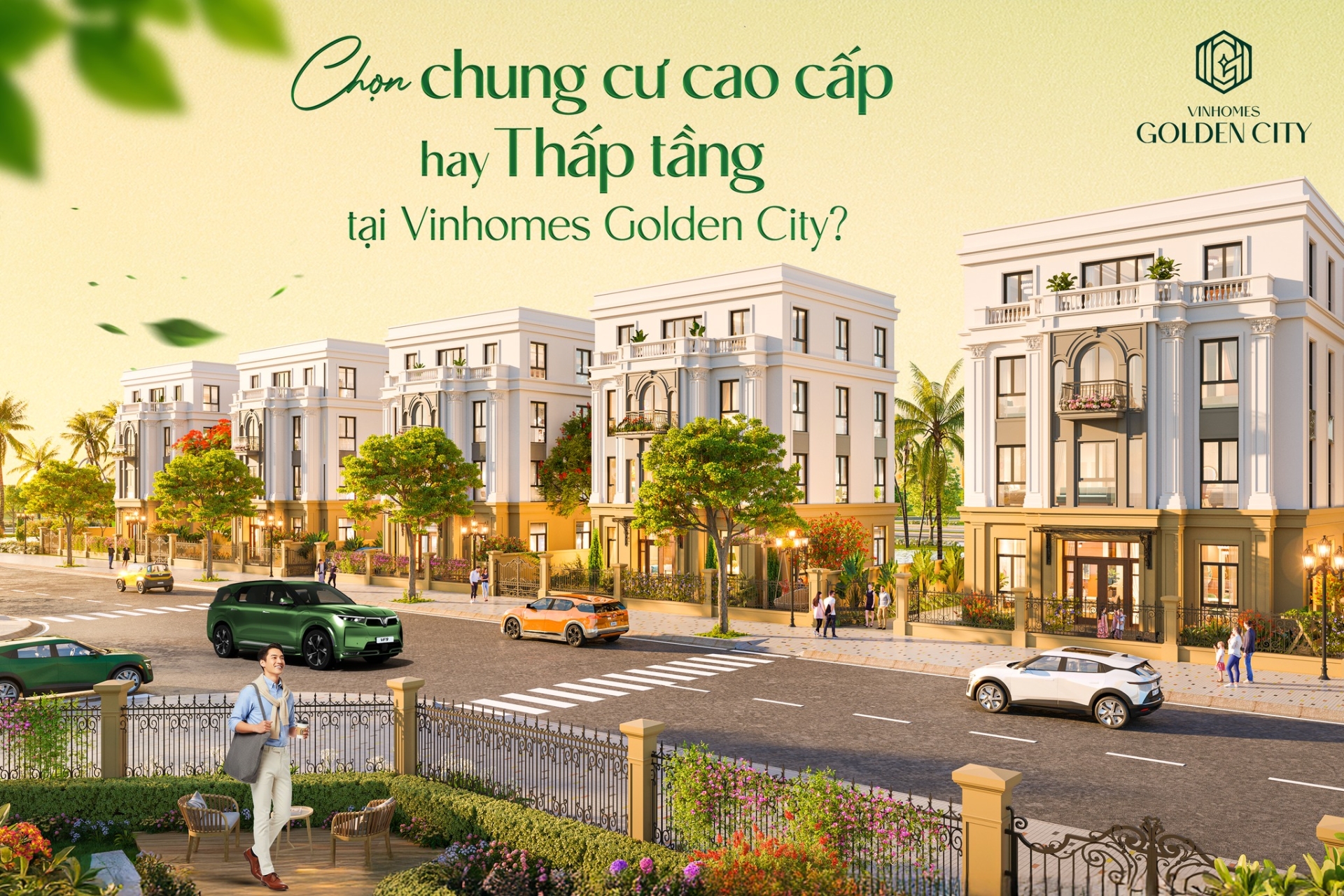 Chọn chung cư cao cấp hay nhà thấp tầng tại Vinhomes Golden City