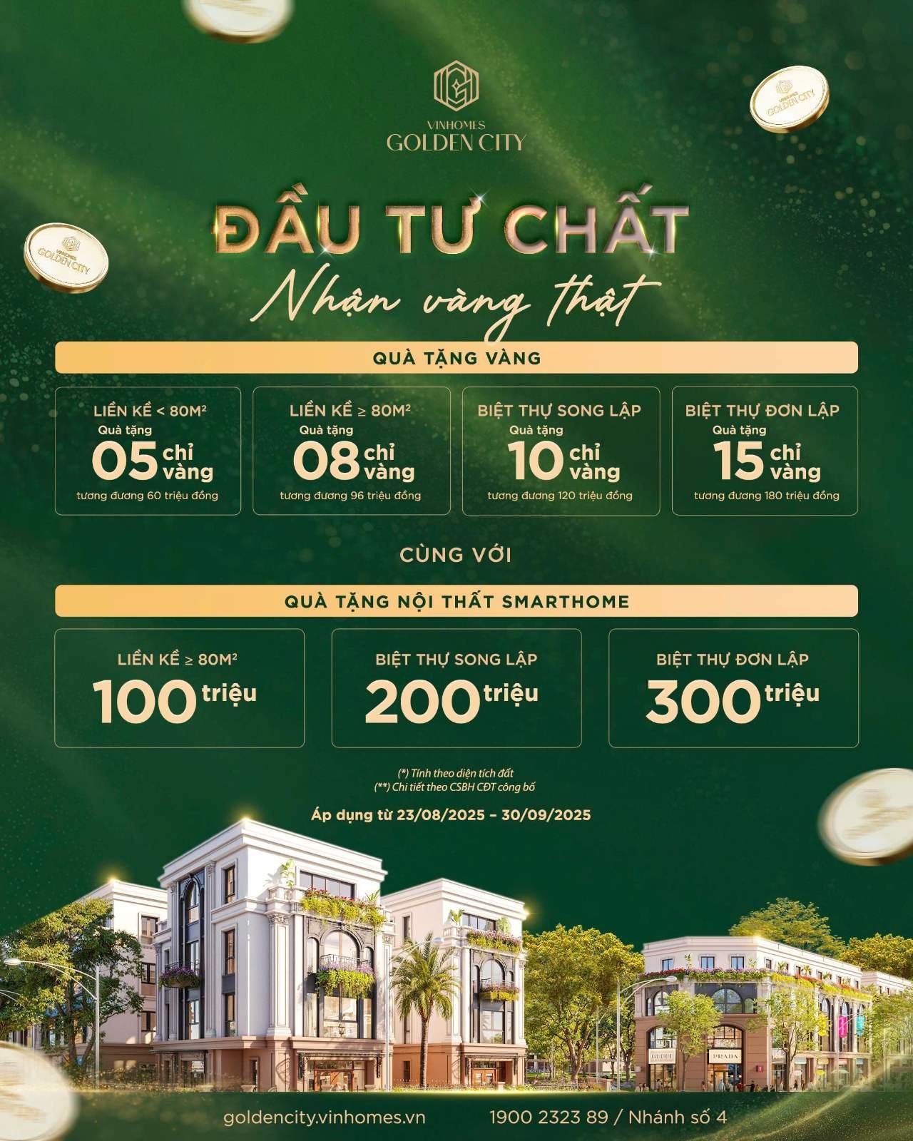 Đầu tư chất - Nhận vàng thật