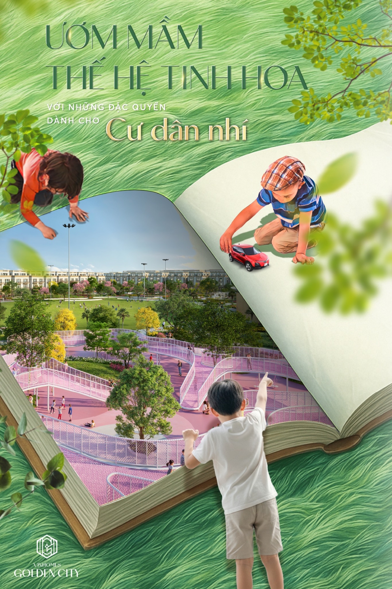 Vinhomes Golden City - Ươm mầm thế hệ tinh hoa với những đặc quyền dành cho cư dân nhí