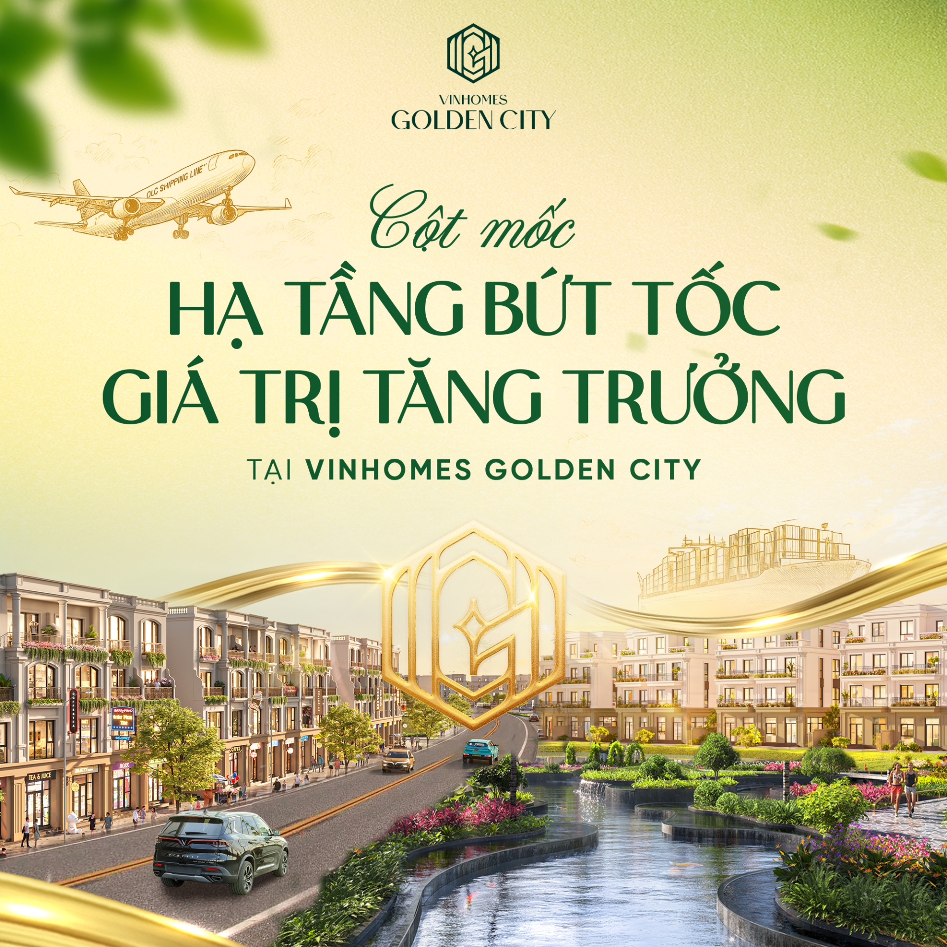 Cột mốc hạ tầng bứt tốc - Thời điểm vàng sở hữu Vinhomes Golden City