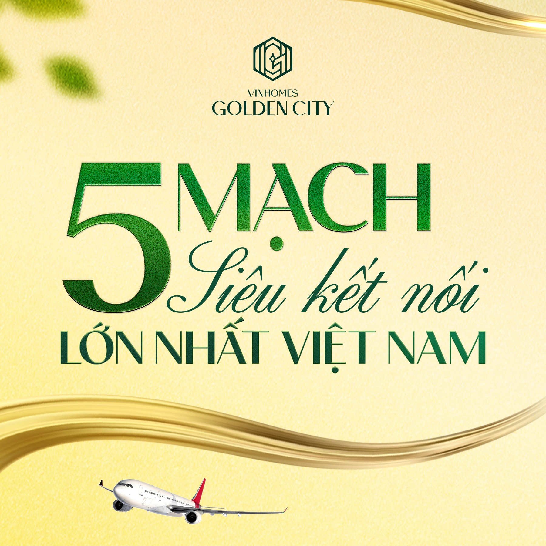 Vinhomes Golden City - Nơi giao thoa 5 mạch siêu kết nối lớn nhất Việt Nam