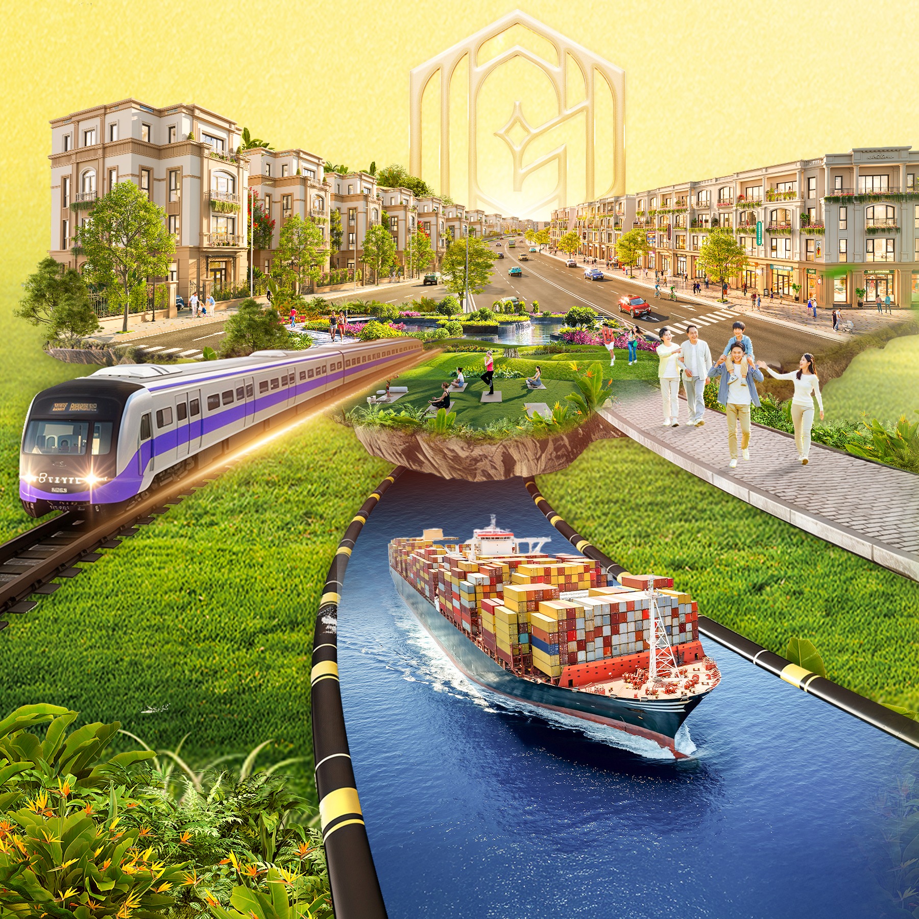 Vinhomes Golden City - Nơi giao thoa 5 mạch siêu kết nối lớn nhất Việt Nam