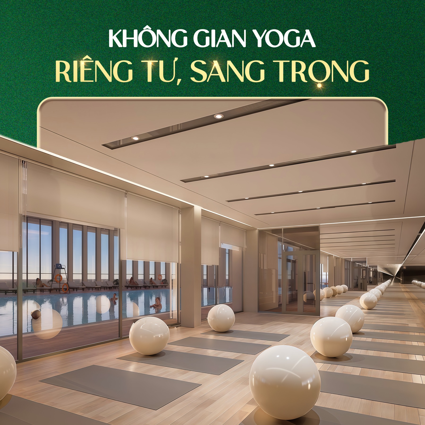 Hồ bơi bốn mùa 3-in-1 duy nhất giữa lòng Vinhomes Golden City