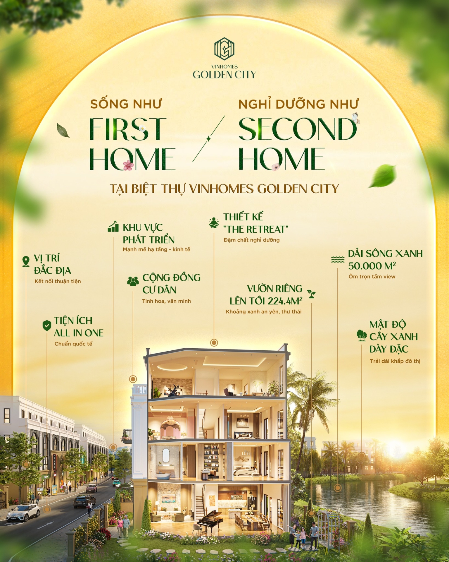 Sống như First Home - Nghỉ dưỡng như Second Home
