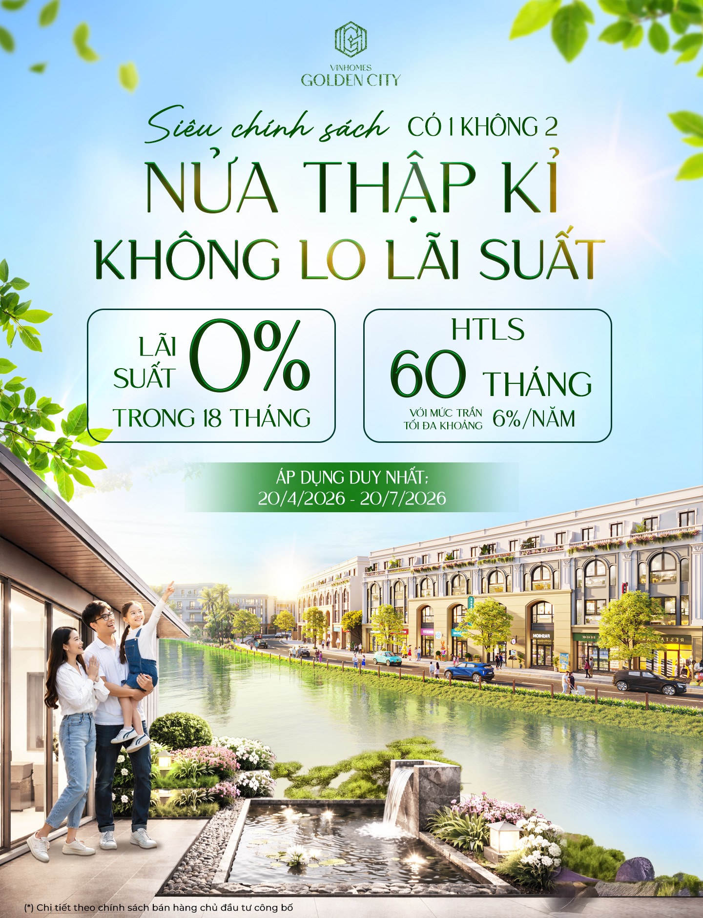 Chính sách bán hàng Vinhomes Golden City