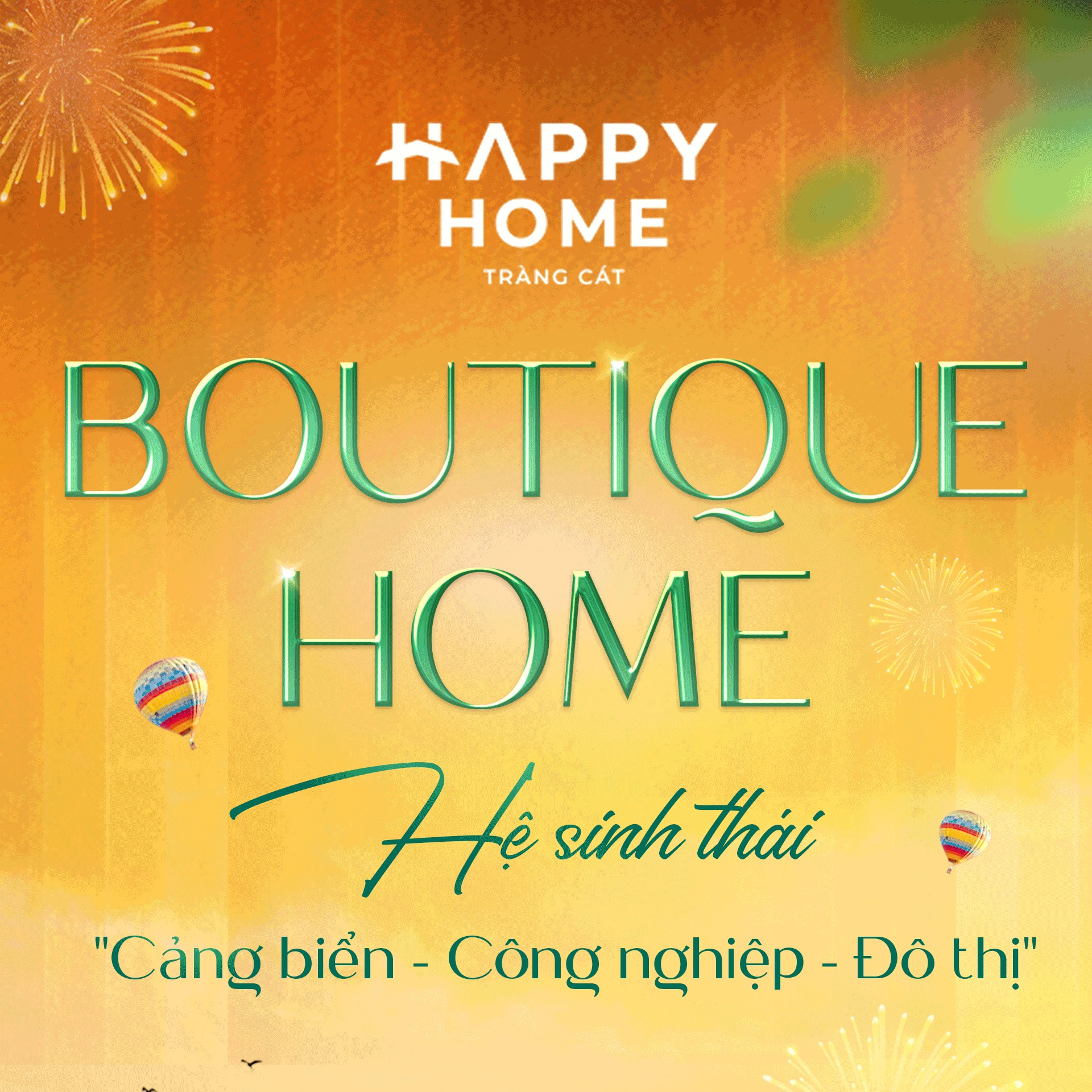 Boutique Home: Hệ sinh thái Cảng biển - Công nghiệp - Đô thị