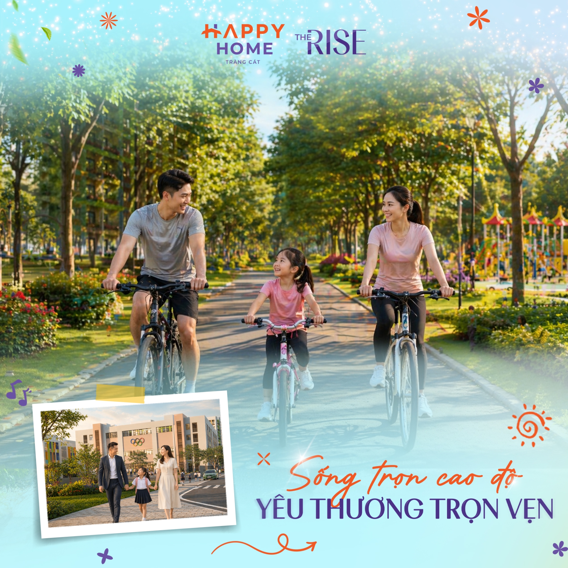 [Bất Động Sản 68 - batdongsan68.vn] Happy Home Tr&agrave;ng C&aacute;t - Hải Ph&ograve;ng: Trong guồng quay hối hả của c&ocirc;ng việc, liệu "th&agrave;nh c&ocirc;ng" c&oacute; phải l&agrave; ph&eacute;p t&iacute;nh b&ugrave; trừ của "thời gian b&ecirc;n gia đ&igrave;nh"? Tại The Rise - Happy Home Tr&agrave;ng C&aacute;t, ch&uacute;ng t&ocirc;i mang đến một định nghĩa sống mới: Nơi cư d&acirc;n sở hữu tất cả trong một "tr&aacute;i tim" đại đ&ocirc; thị đầy năng động. Sống trọn vẹn từng nhịp đập của th&agrave;nh phố, nhưng vẫn giữ được sự b&igrave;nh y&ecirc;n trong tổ ấm, đ&oacute; ch&iacute;nh l&agrave; đặc quyền d&agrave;nh ri&ecirc;ng cho cư d&acirc;n Happy Home Tr&agrave;ng C&aacute;t.