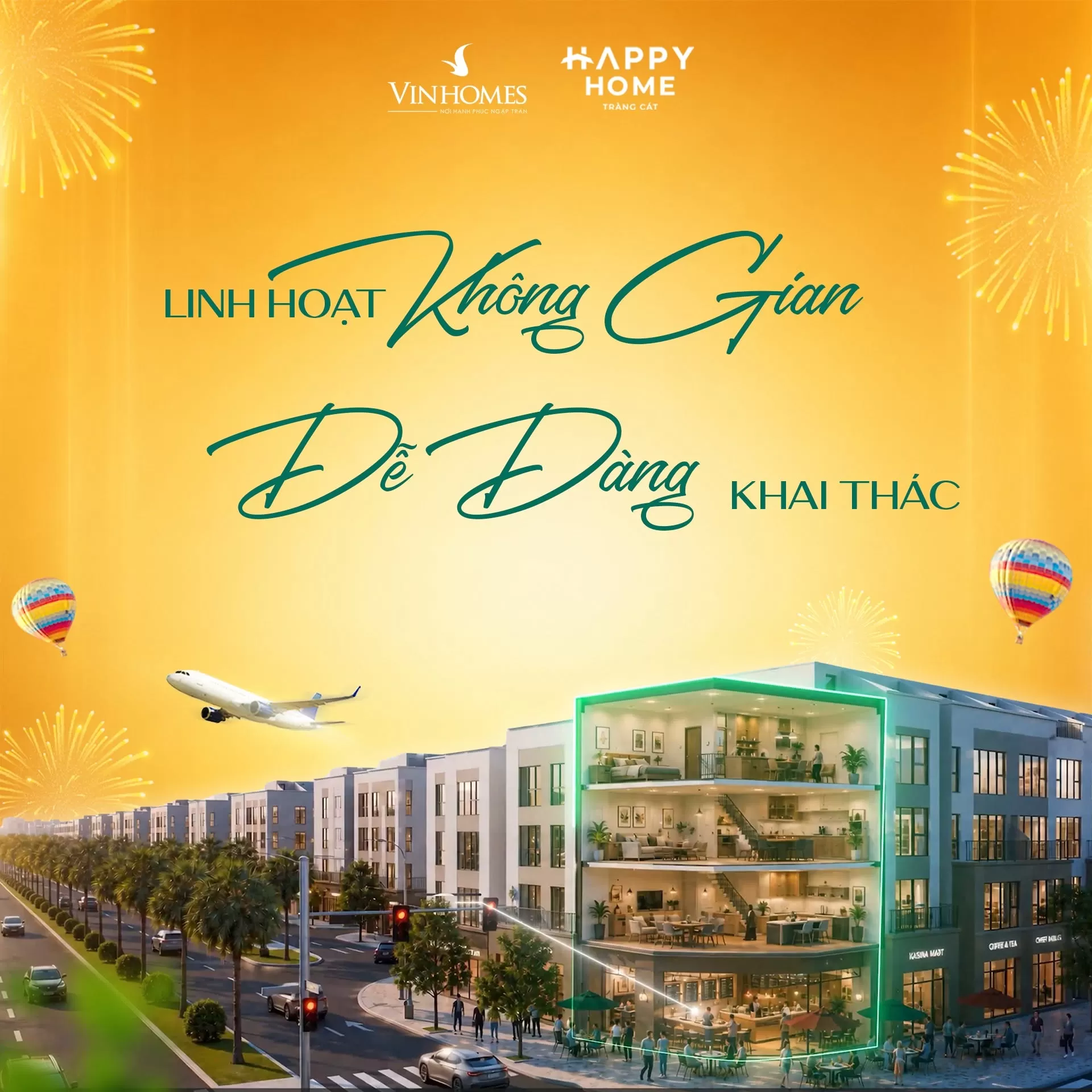 Boutique Home - Linh hoạt không gian, dễ dàng khai thác