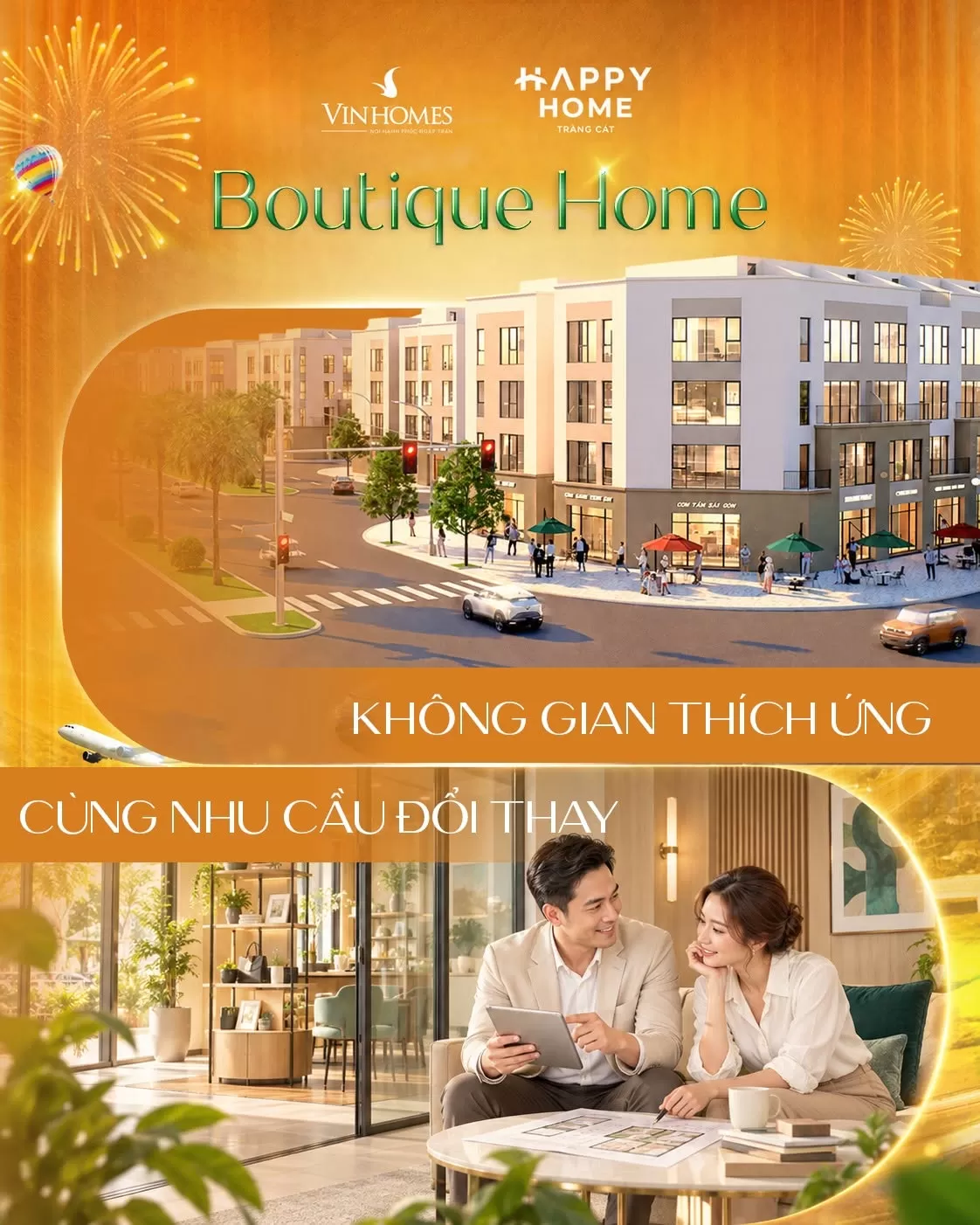 Boutique Home - Không gian thích ứng cùng nhu cầu thay đổi