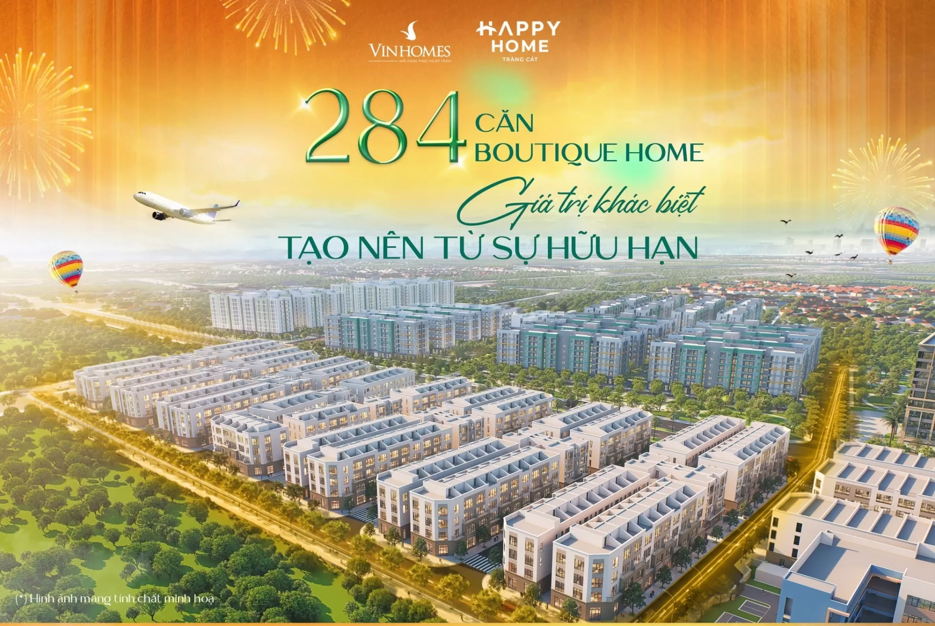 284 căn Boutique Home - Giá trị khác biệt được tạo nên từ sự hữu hạn