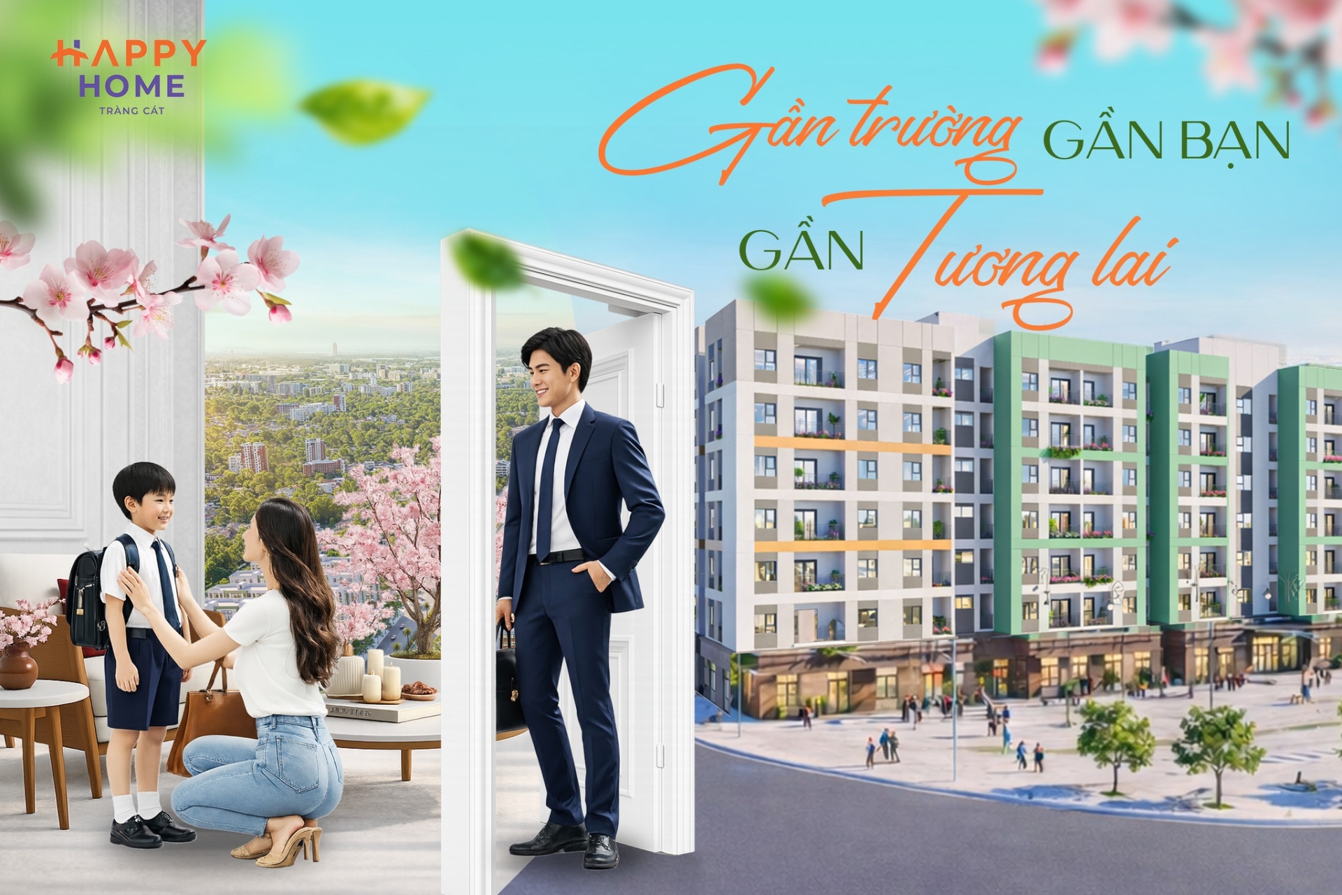 Gần trường, gần bạn, gần tương lai