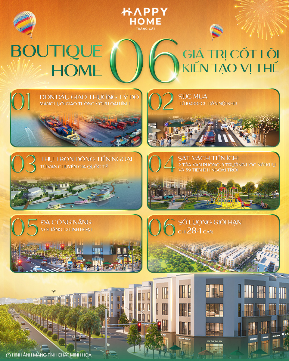 6 giá trị cốt lõi kiến tạo vị thế Boutique Home