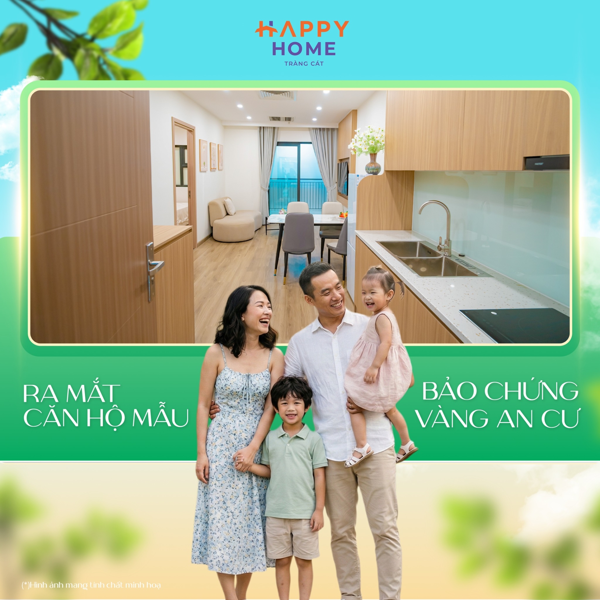 Ra mắt căn hộ mẫu Happy Home Tràng Cát