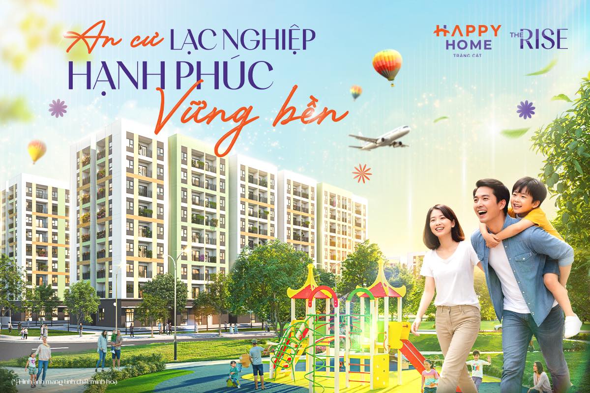 [Bất Động Sản 68 - batdongsan68.vn] Happy Home Tr&agrave;ng C&aacute;t - Hải Ph&ograve;ng: Một m&aacute;i nh&agrave; ổn định kh&ocirc;ng chỉ l&agrave; nơi để trở về m&agrave; c&ograve;n l&agrave; điểm tựa để mỗi th&agrave;nh vi&ecirc;n vững bước tr&ecirc;n h&agrave;nh tr&igrave;nh ri&ecirc;ng. Tại The Rise, ch&uacute;ng t&ocirc;i trao cho bạn chiếc ch&igrave;a kh&oacute;a để hiện thực h&oacute;a giấc mơ đ&oacute;. Kh&ocirc;ng chỉ l&agrave; một căn hộ, đ&acirc;y l&agrave; điểm tựa t&agrave;i sản vững chắc để bạn y&ecirc;n t&acirc;m bứt ph&aacute; sự nghiệp v&agrave; x&acirc;y dựng tổ ấm thịnh vượng.
