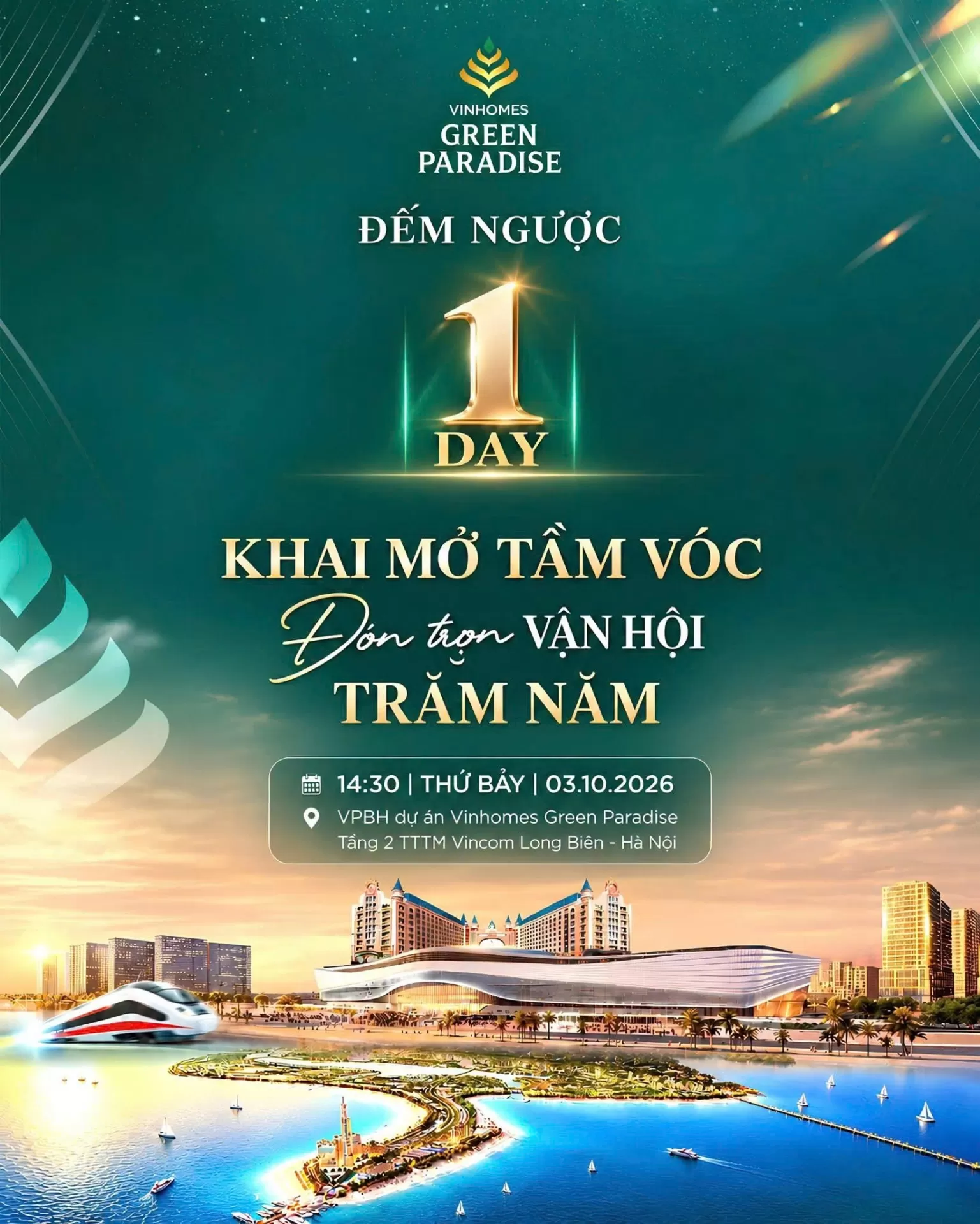 Đếm ngược 1 ngày | Khai mở tầm vóc - Đón trọn vận hội trăm năm