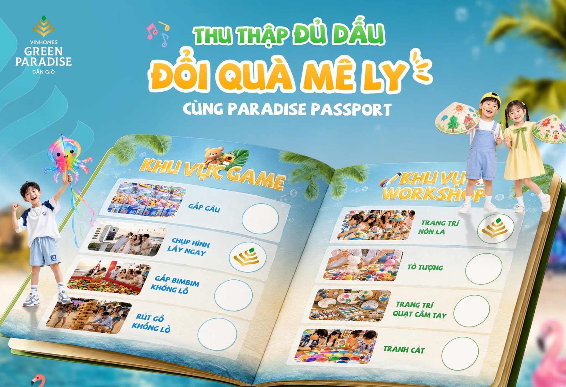 Paradise Summer Fest 2026 chính thức bắt đầu! Đừng quên mở khóa Paradise Passport - Săn dấu mộc, nhận quà cực chất!