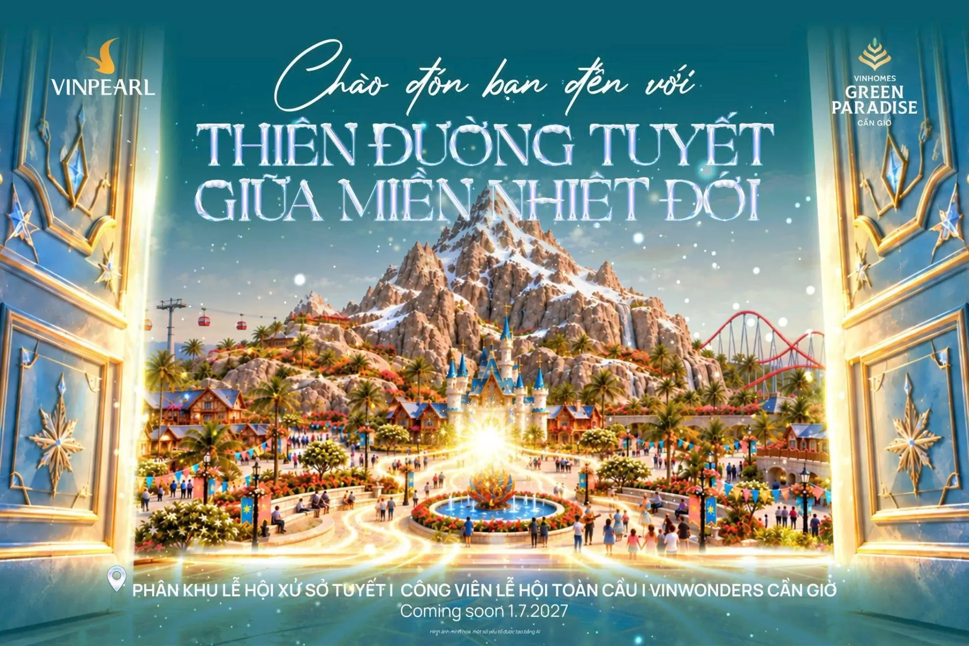 Chẳng cần đợi Đông - Hẹn một mùa hội Tuyết tại VinWonders Cần Giờ