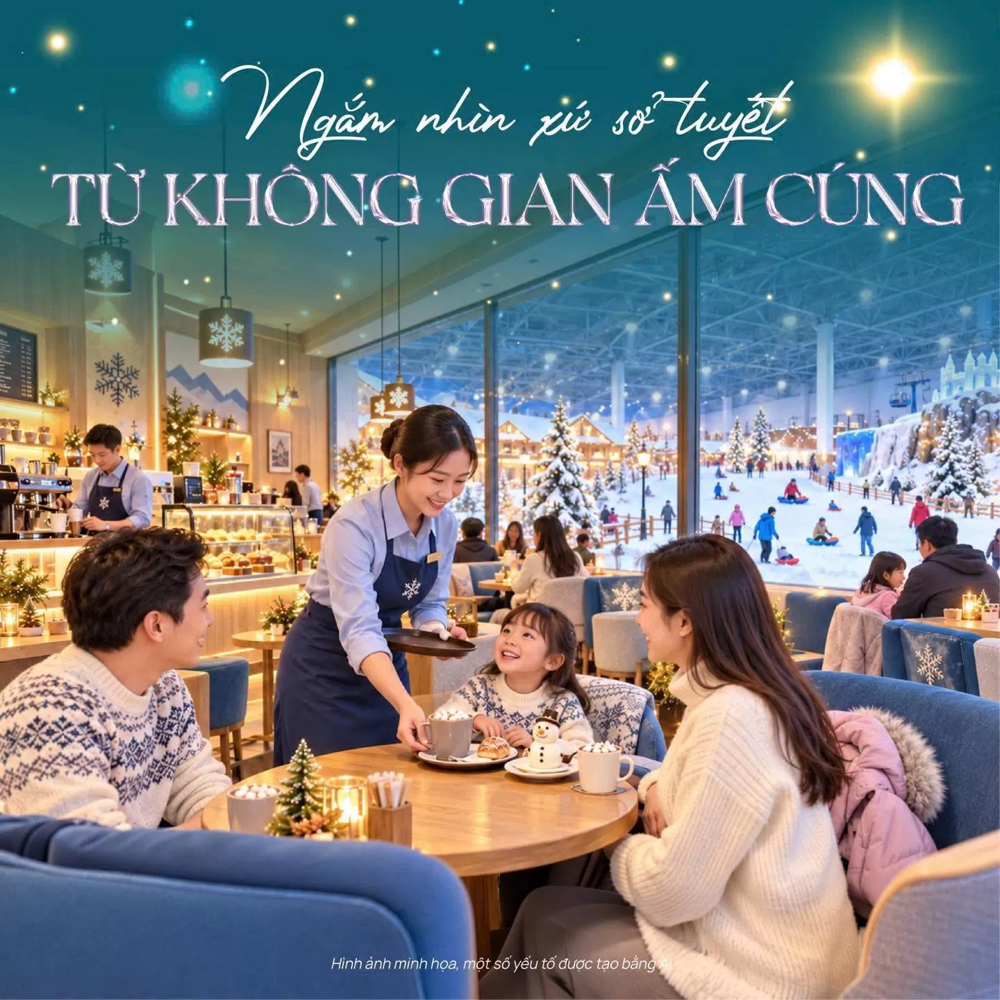 Chẳng cần đợi Đông - Hẹn một mùa hội Tuyết tại VinWonders Cần Giờ