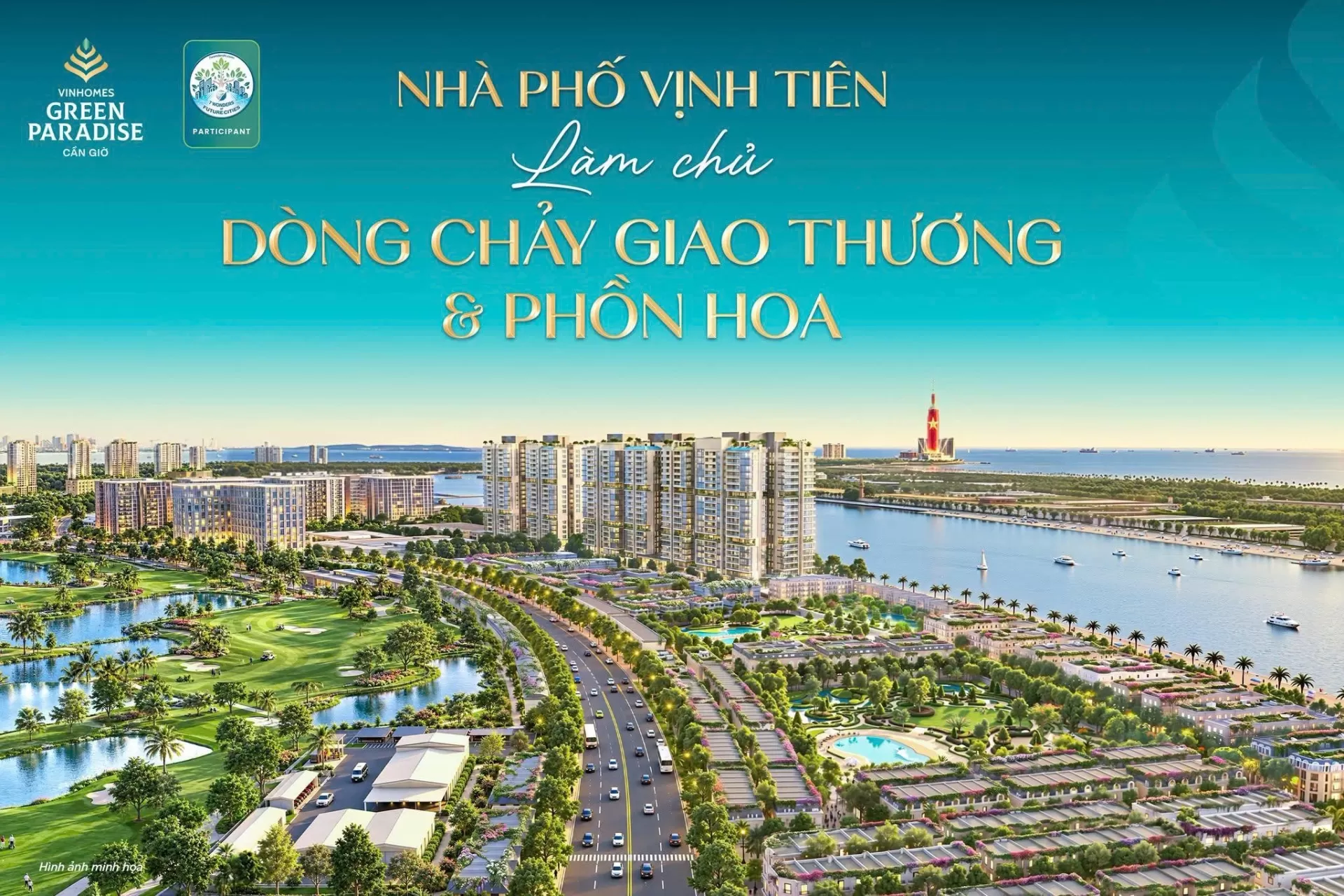 Nhà phố Vịnh Tiên làm chủ dòng chảy giao thương và phồn hoa