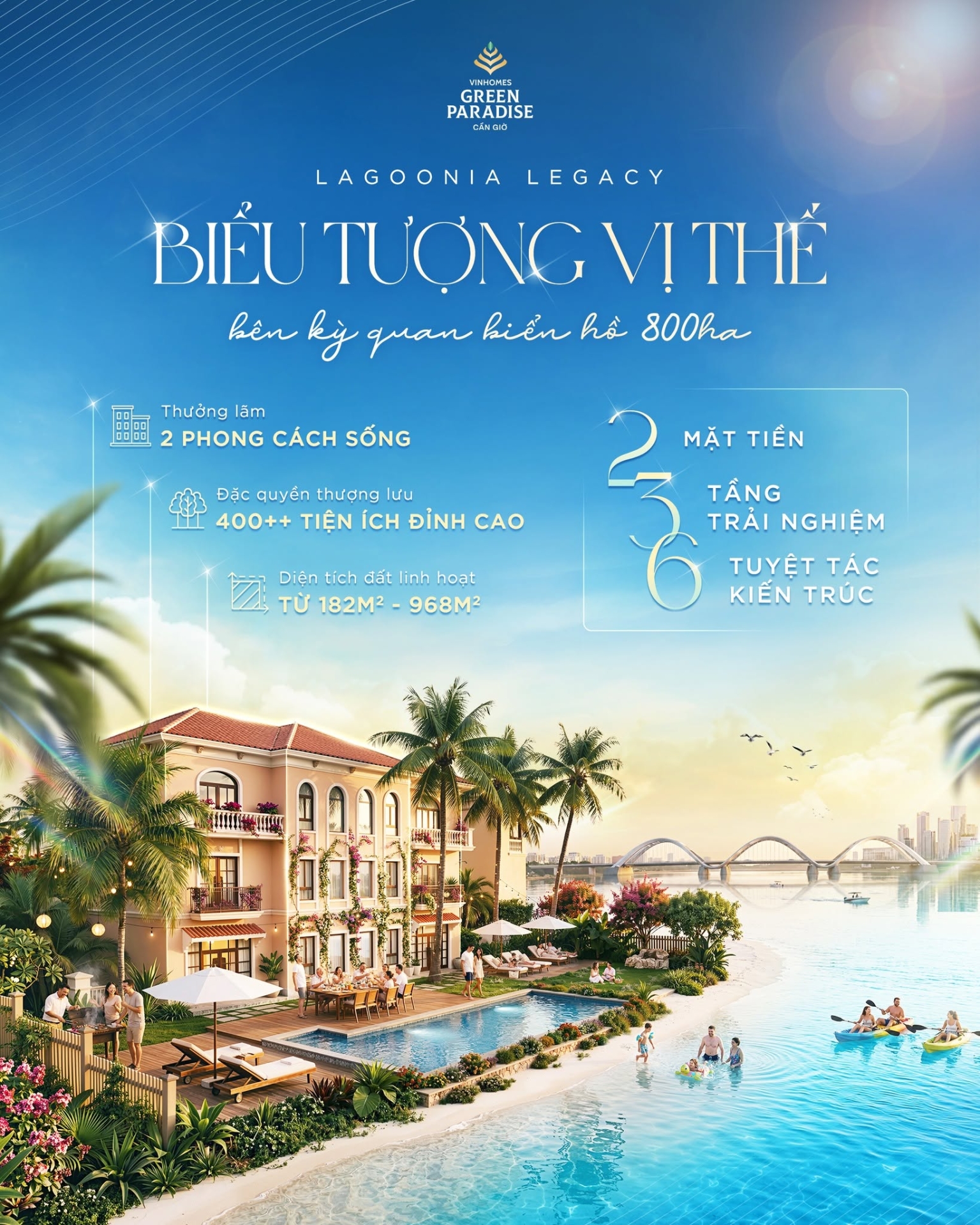 [Bất Động Sản 68 - batdongsan68.vn] Vinhomes Green Paradise Cần Giờ: Lagoonia Legacy - Biểu tượng sống định danh vị thế chủ nh&acirc;n. Tại tọa độ đắt gi&aacute; nhất của đ&ocirc; thị biển, Lagoonia Legacy xuất hiện như một tuy&ecirc;n ng&ocirc;n ki&ecirc;u h&atilde;nh &ndash; nơi d&ograve;ng chảy phồn hoa của thời đại ngưng đọng, nhường chỗ cho một đặc quyền sống thượng lưu chưa từng c&oacute; tại miền Nam.