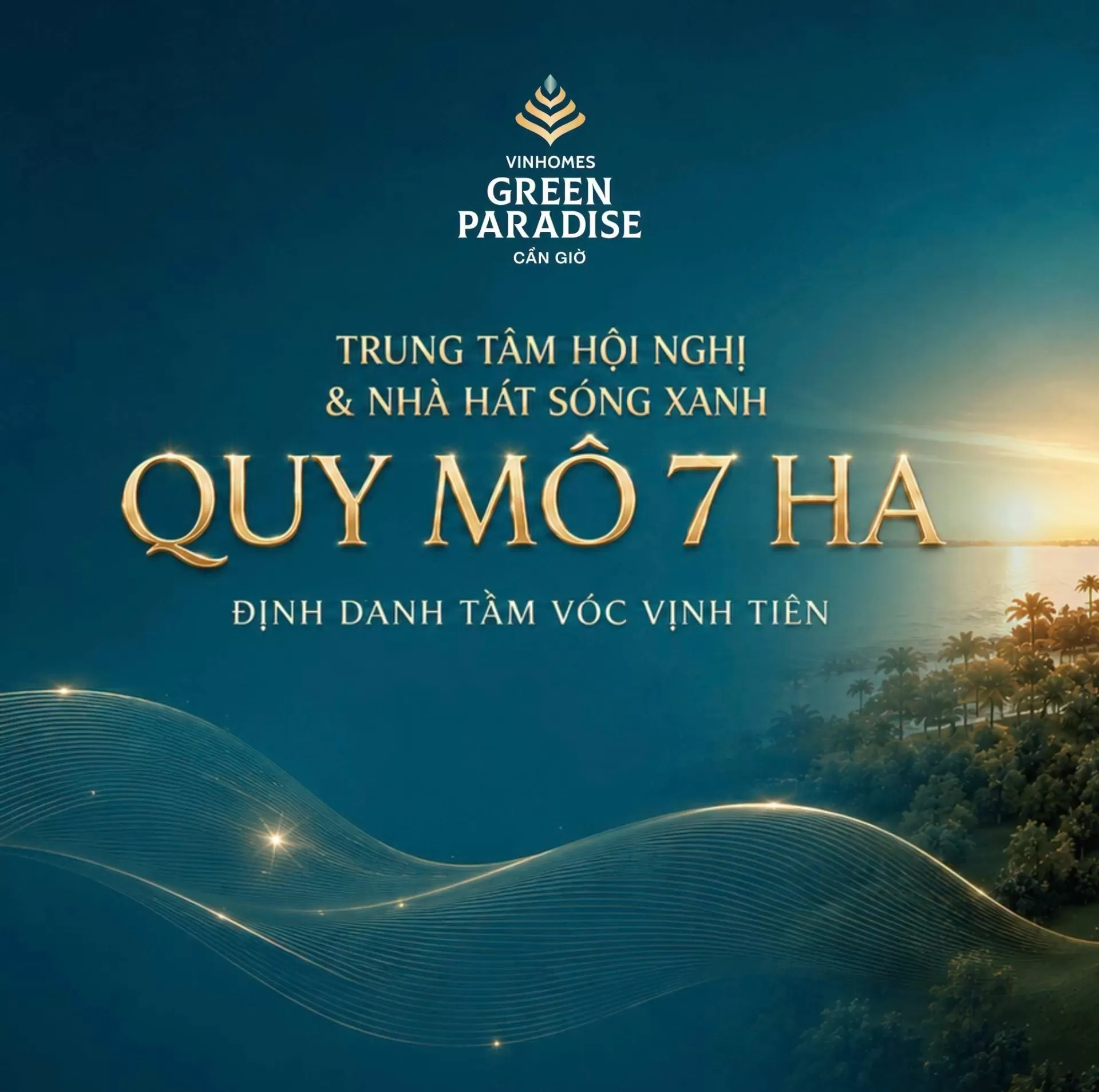 Biểu tượng trung tâm hội nghị & Nhà hát Sóng Xanh 7ha có thể lớn đến đâu?