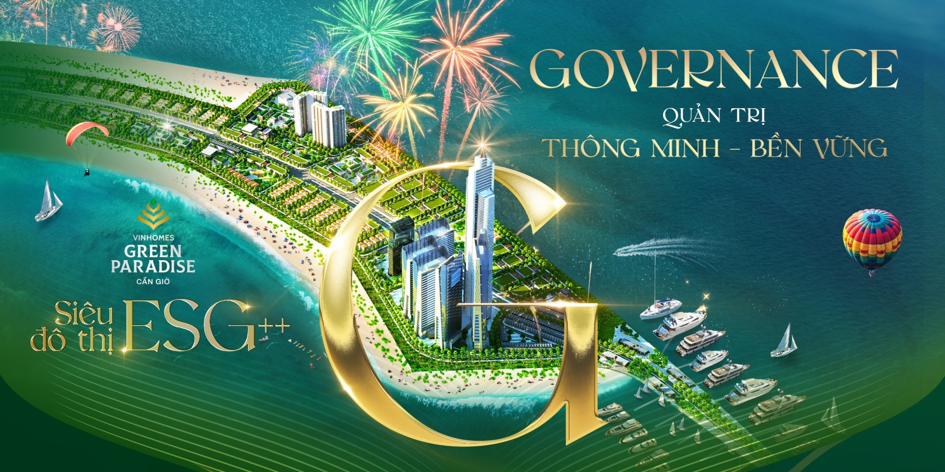 Vinhomes Green Paradise Cần Giờ - Vận hành bằng trí tuệ xanh, phát triển bằng tầm nhìn bền vững