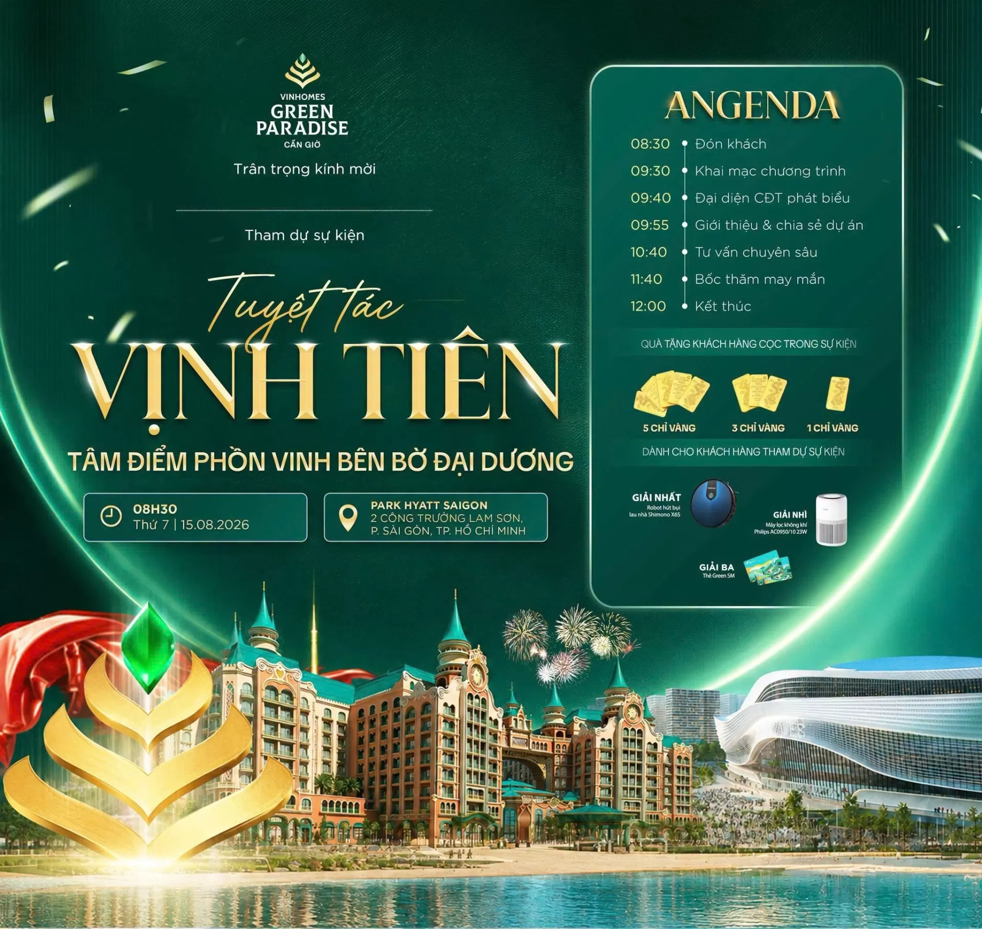 Tuyệt tác Vịnh Tiên - Vinhomes Green Paradise Cần Giờ