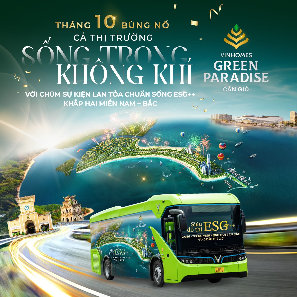 Tháng 10 bùng nổ - Cả thị trường sống trong không khí Vinhomes Green Paradise