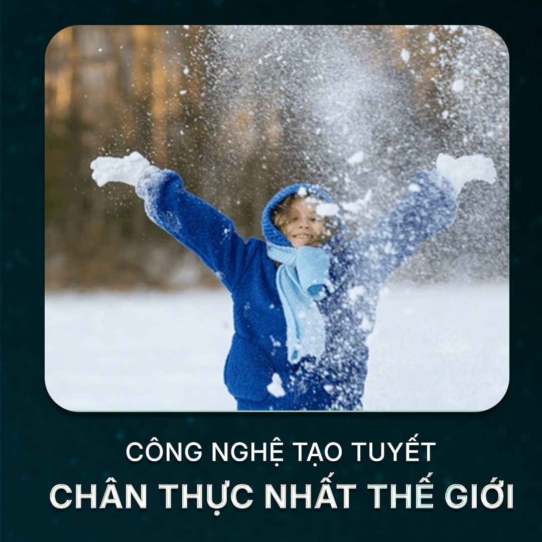 VinWonders Cần Giờ hé lộ núi tuyết nhân tạo cao nhất Thế Giới 68m