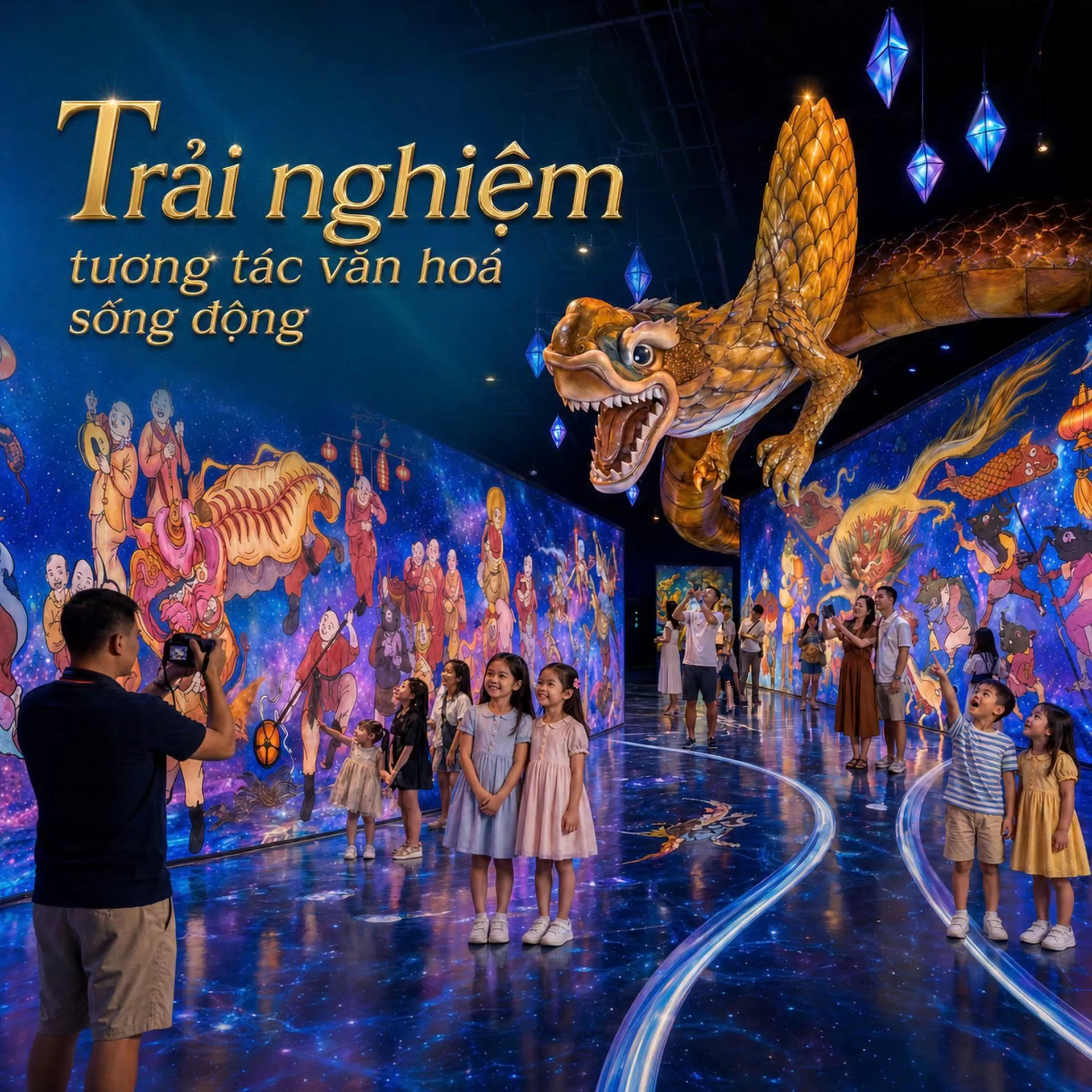 VinWonders Cần Giờ mở hội ba miền bằng công nghệ giải trí hàng đầu thế giới