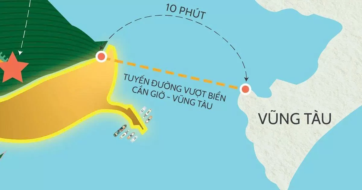 Khởi công đường vượt biển Cần Giờ – Vũng Tàu 93.200 tỷ