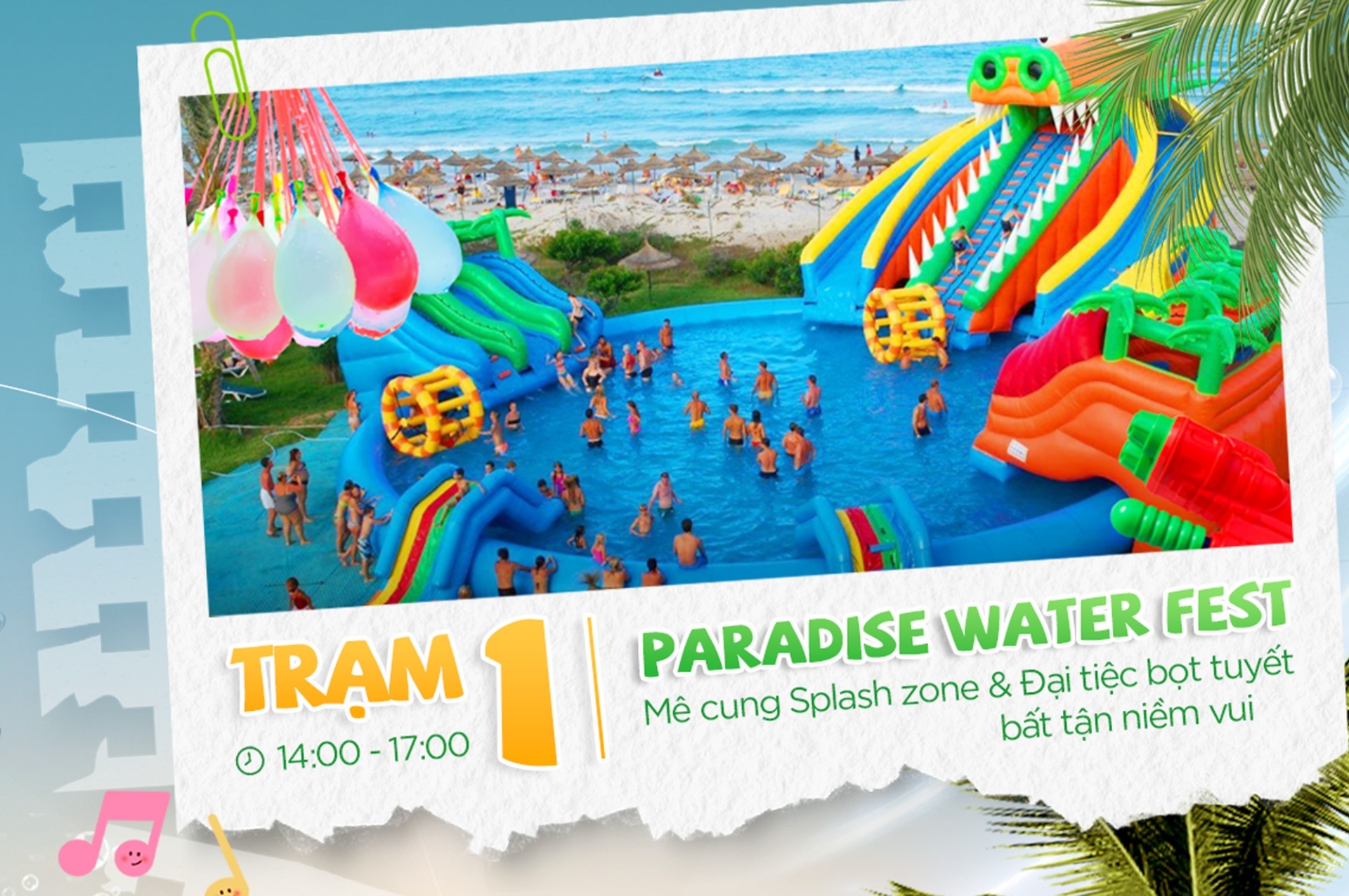 Tưng bừng trải nghiệm - Rực rỡ sắc màu! Hè này nhất định phải tới Paradise Summer Fest