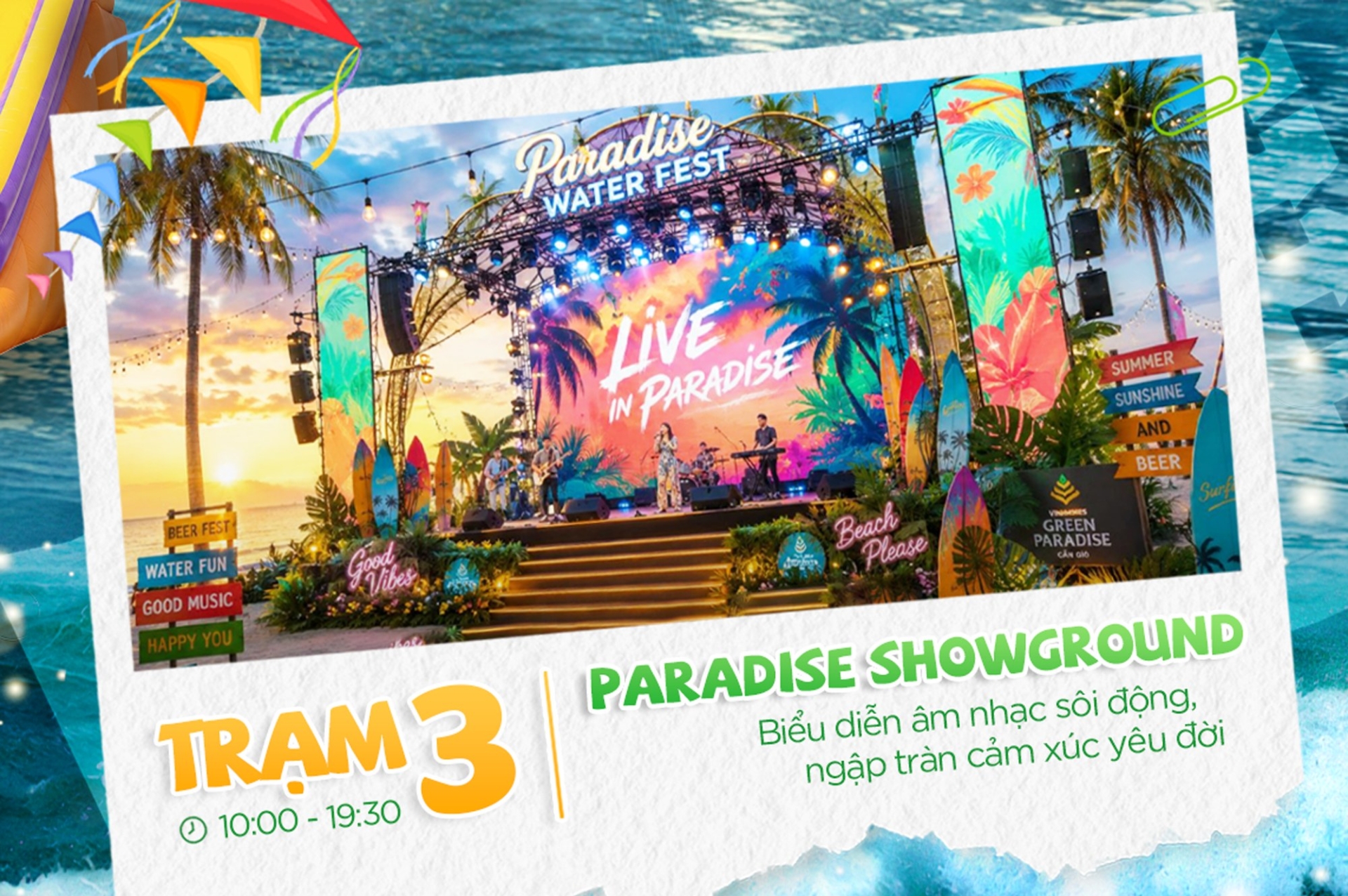 Tưng bừng trải nghiệm - Rực rỡ sắc màu! Hè này nhất định phải tới Paradise Summer Fest