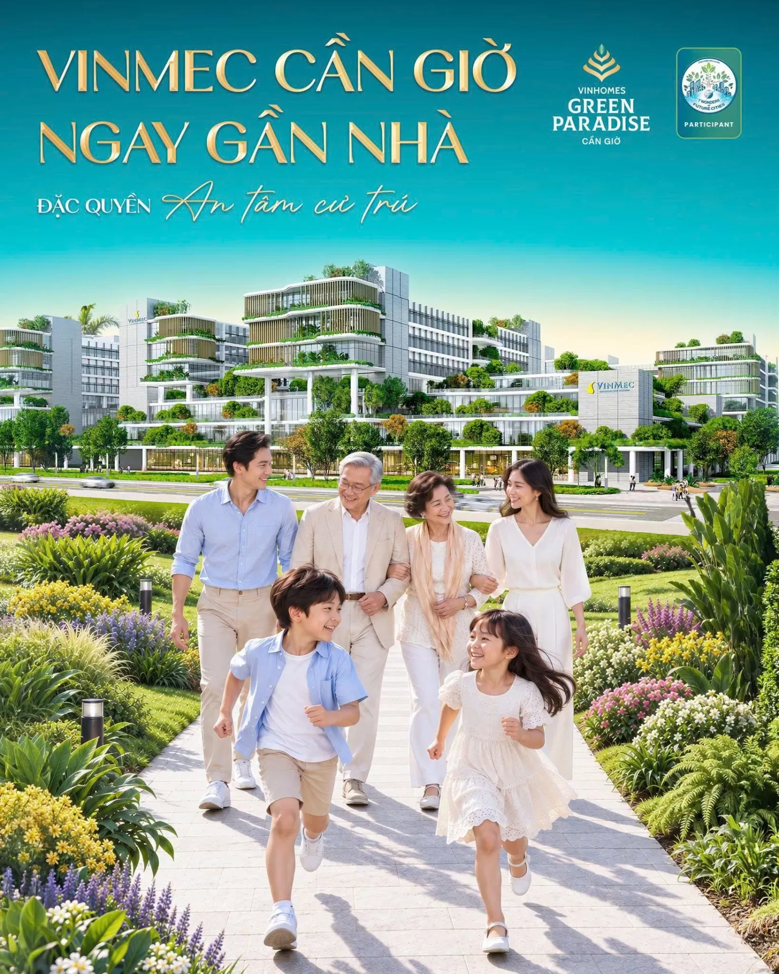 Vinmec Cần Giờ ngày gần nhà - An tâm là đặc quyền cư trú dành riêng cư dân Vinhomes Green Paradise