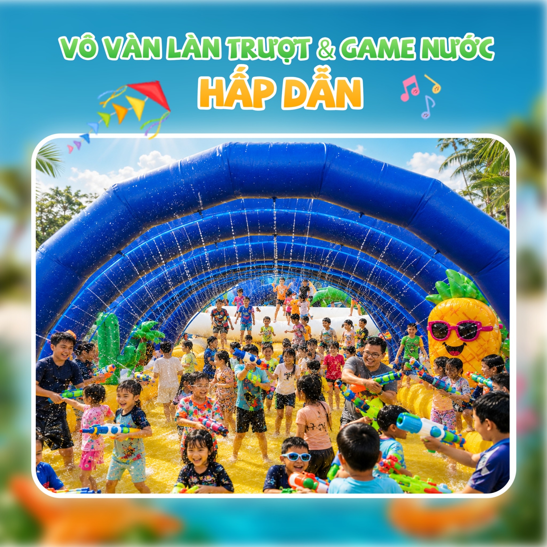 Bùng nổ năng lượng mùa hè tại mê cung Splash Zone và Đại tiệc bọt tuyết vui bất tận cùng Paradise Summer Fest 2026