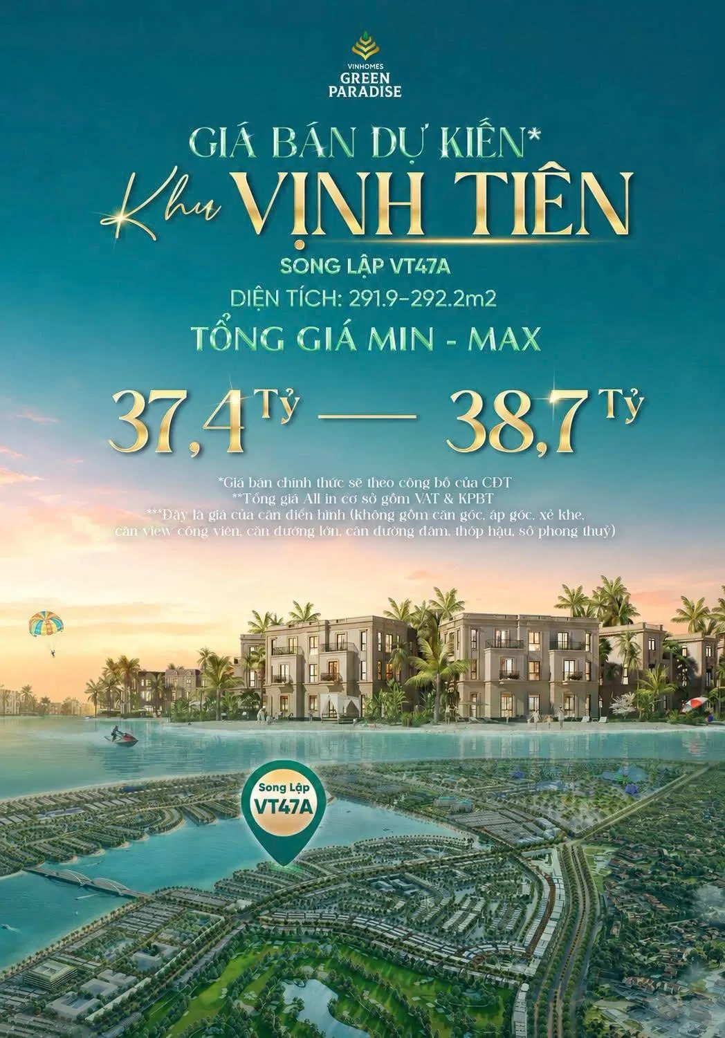 Vịnh Tiên công bố quỹ căn mới tại tâm điểm 
