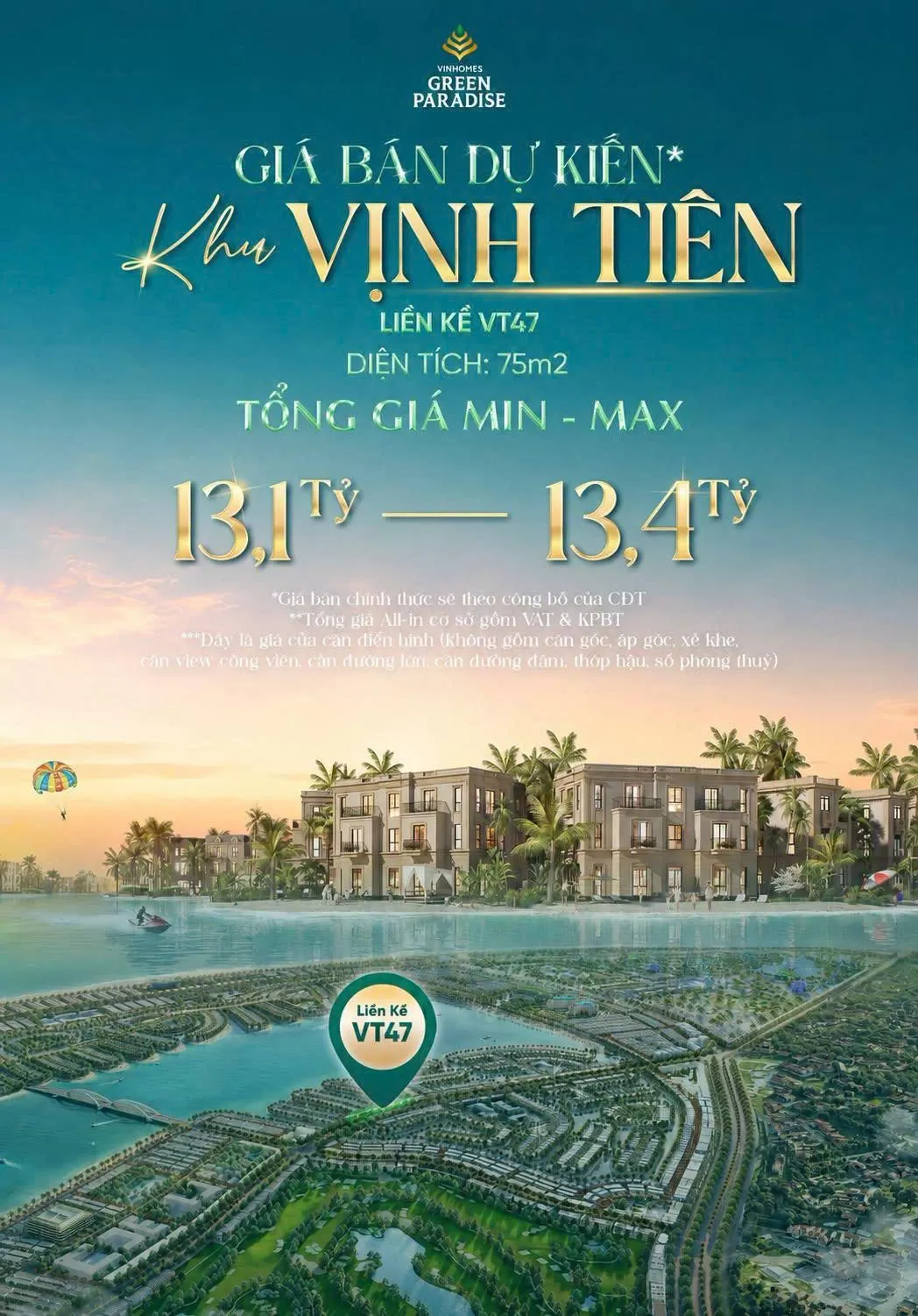 Vịnh Tiên công bố quỹ căn mới tại tâm điểm 