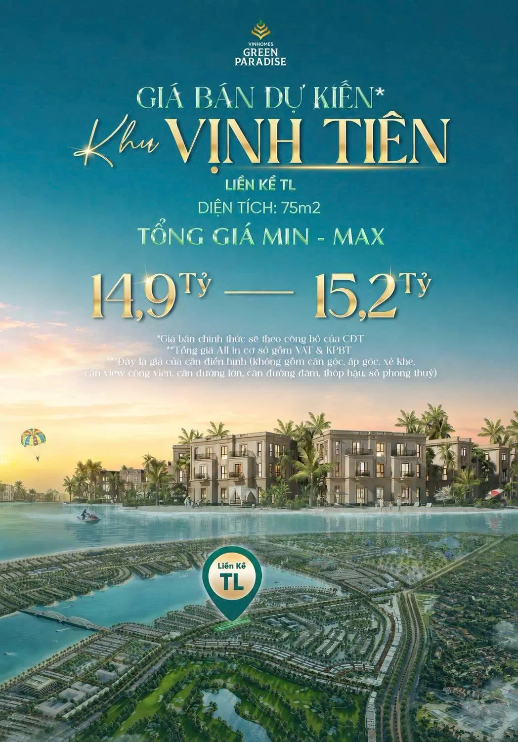 Vịnh Tiên công bố quỹ căn mới tại tâm điểm 