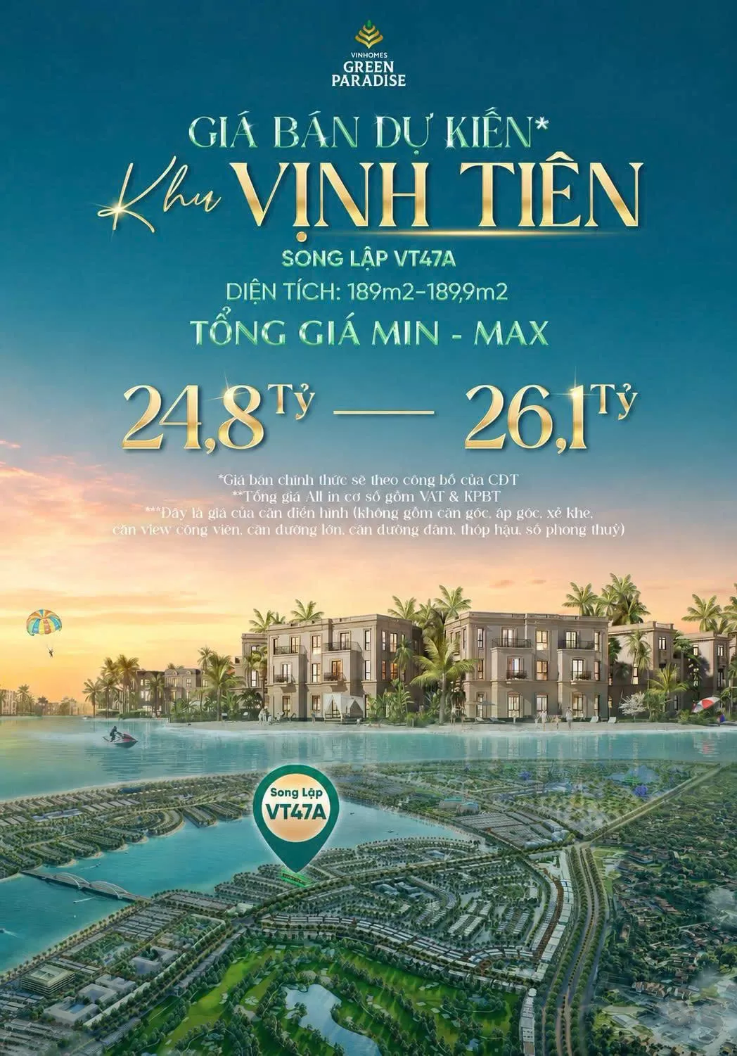 Vịnh Tiên công bố quỹ căn mới tại tâm điểm 