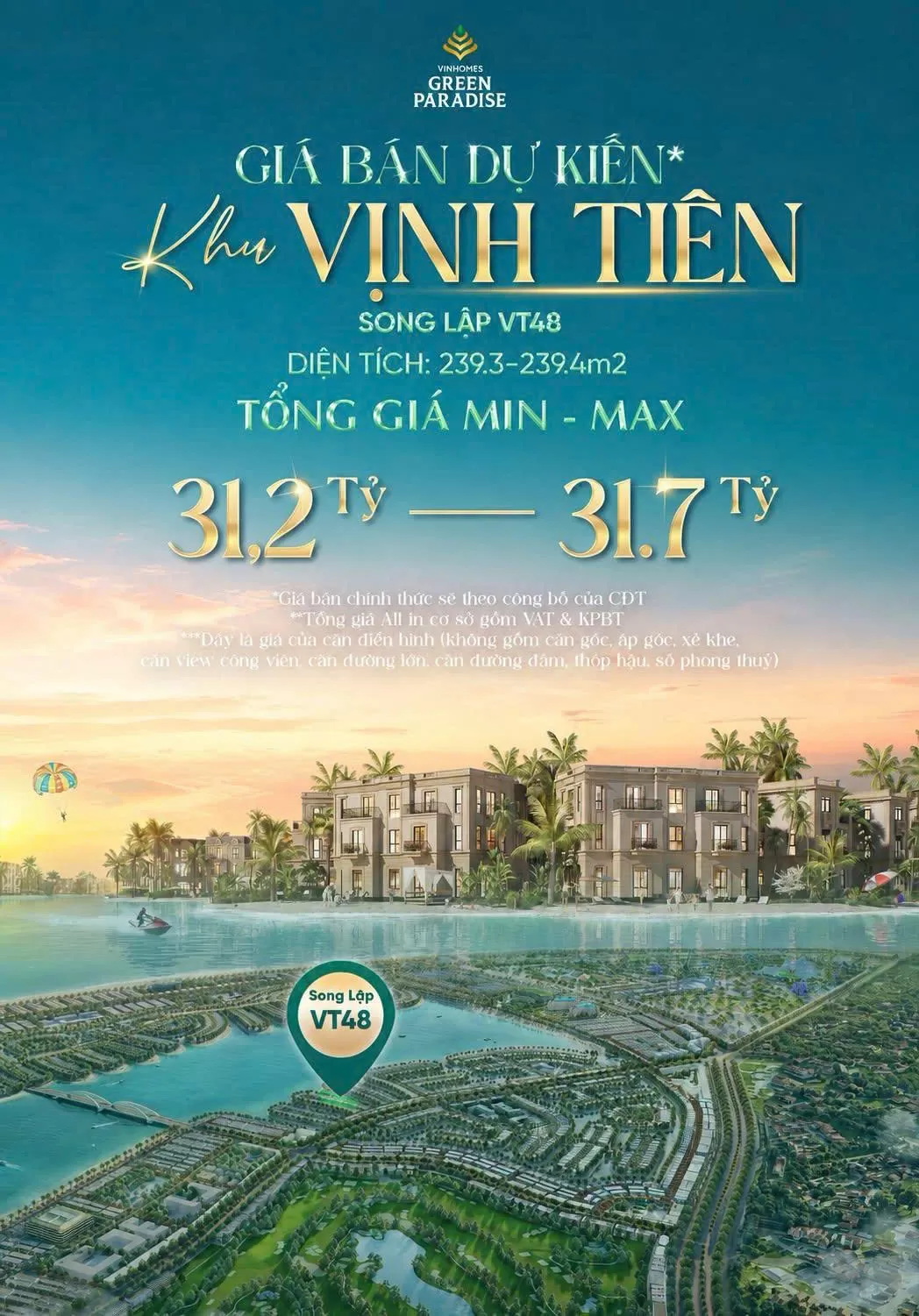 Vịnh Tiên công bố quỹ căn mới tại tâm điểm 
