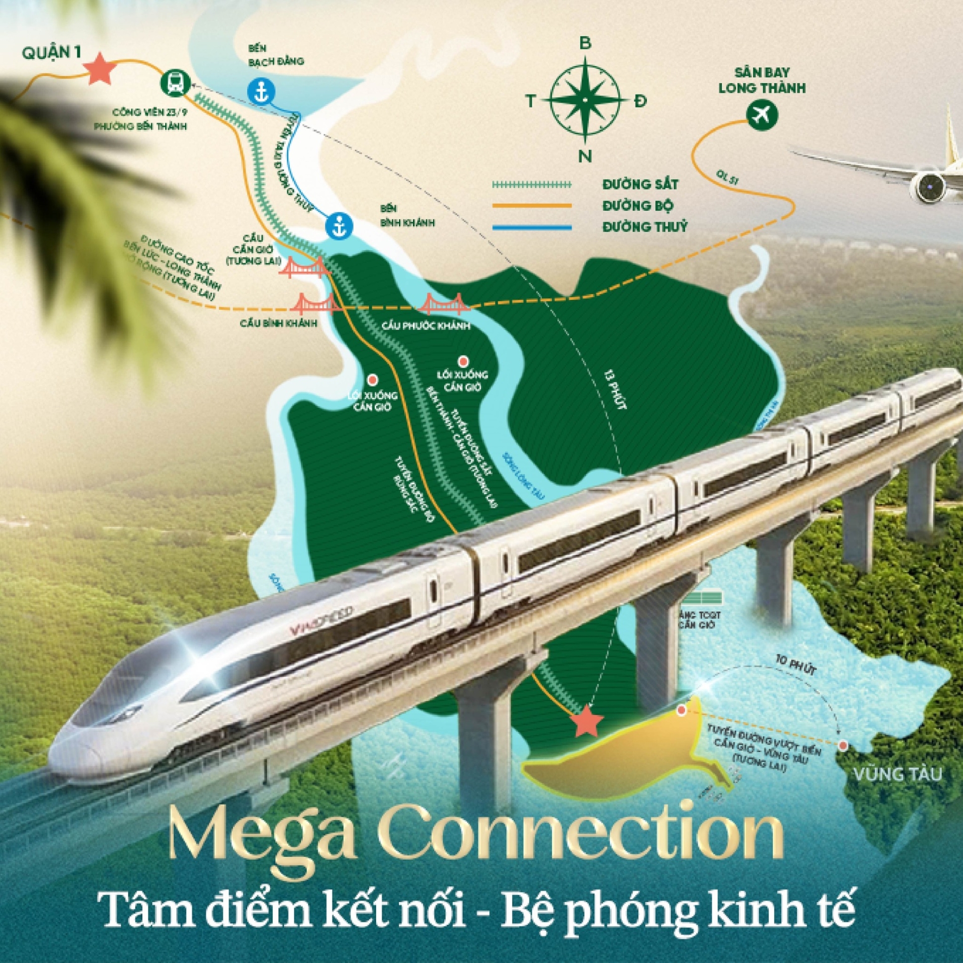 Vinhomes Green Paradise: Hạt nhân chiến lược của siêu bản đồ phát triển kinh tế, du lịch TPHCM - South Megamap