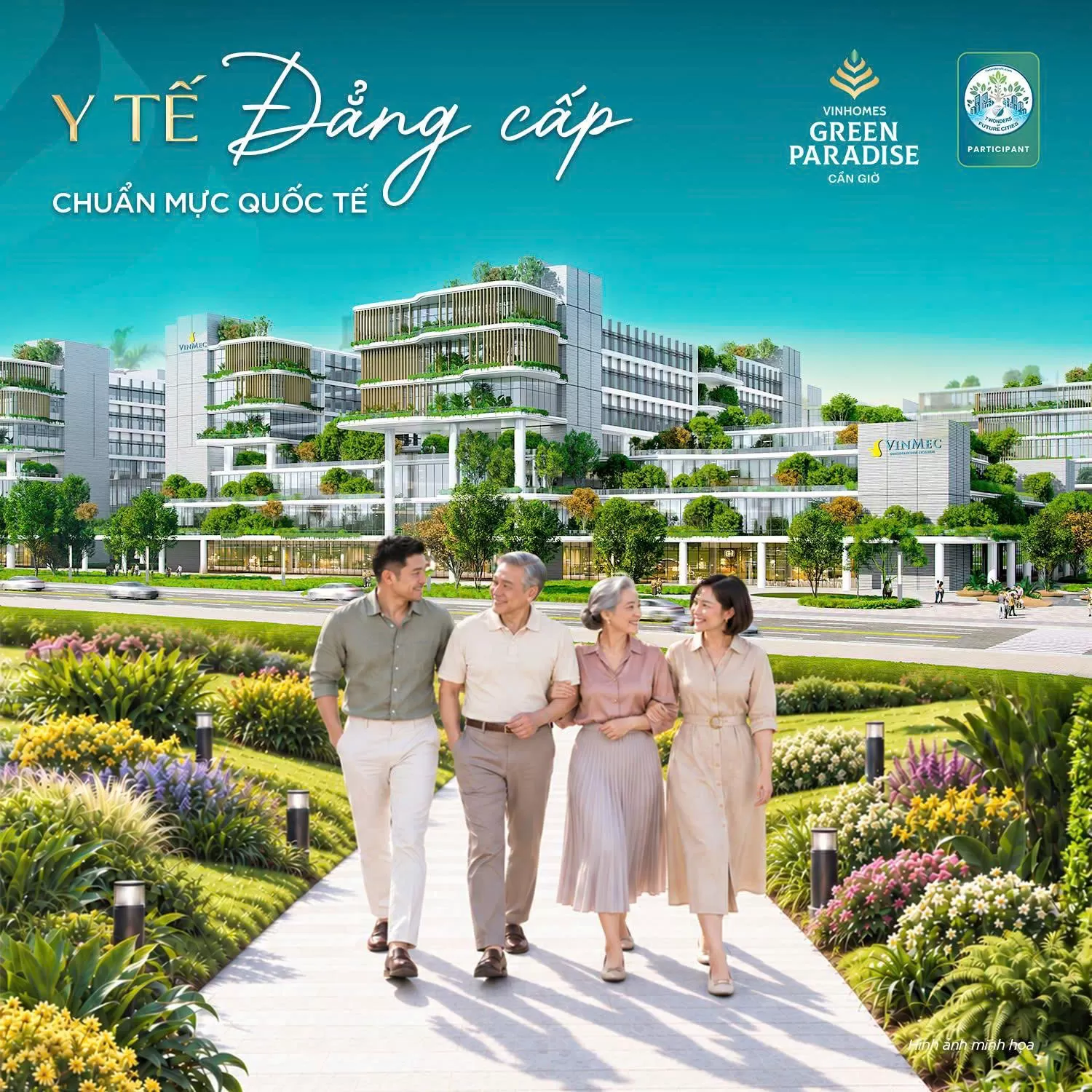Vinhomes Green Paradise kiến tạo chuẩn sống chăm sóc sức khỏe toàn diện
