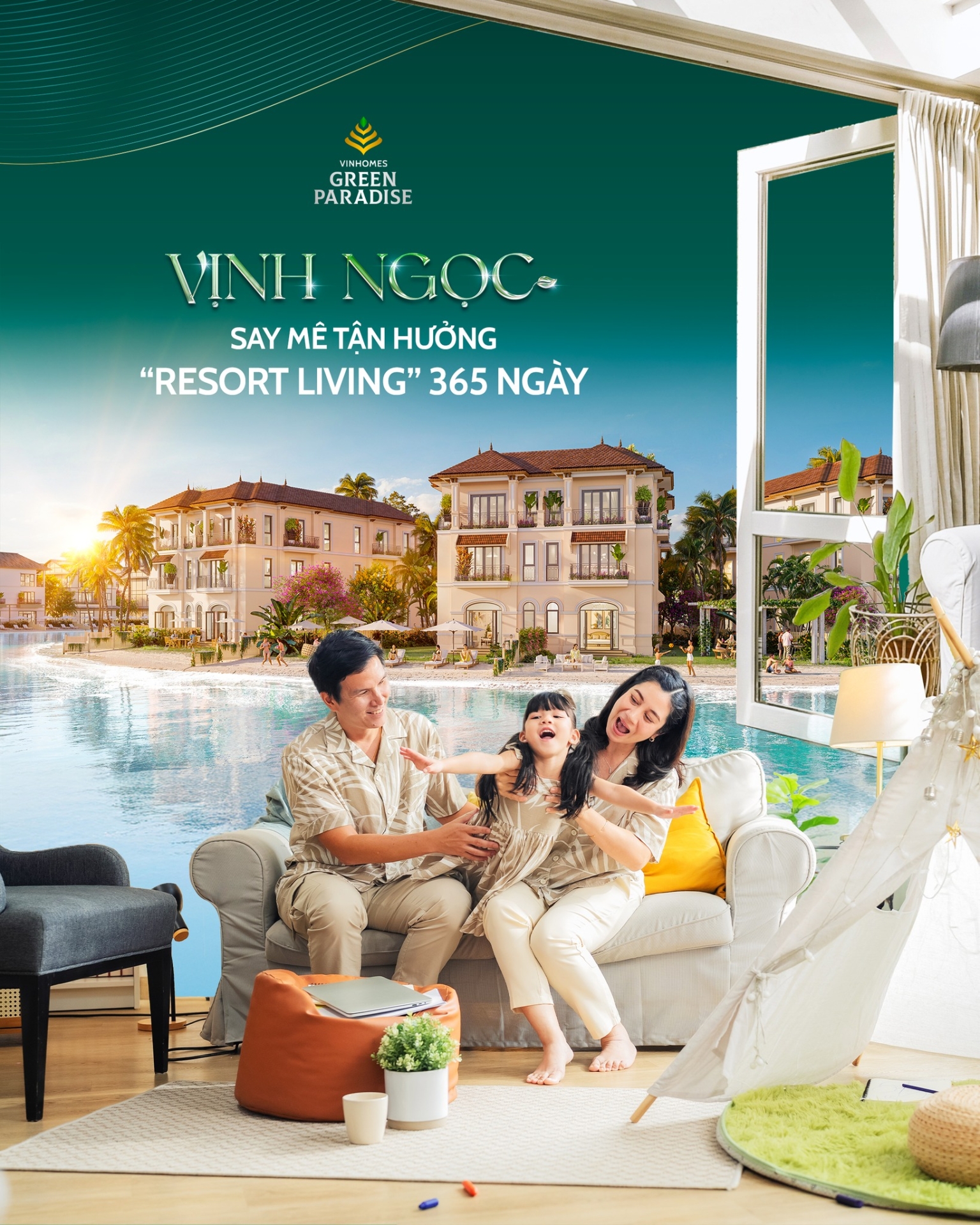 Vịnh Ngọc - Say mê tận hưởng Resort Living 365 ngày